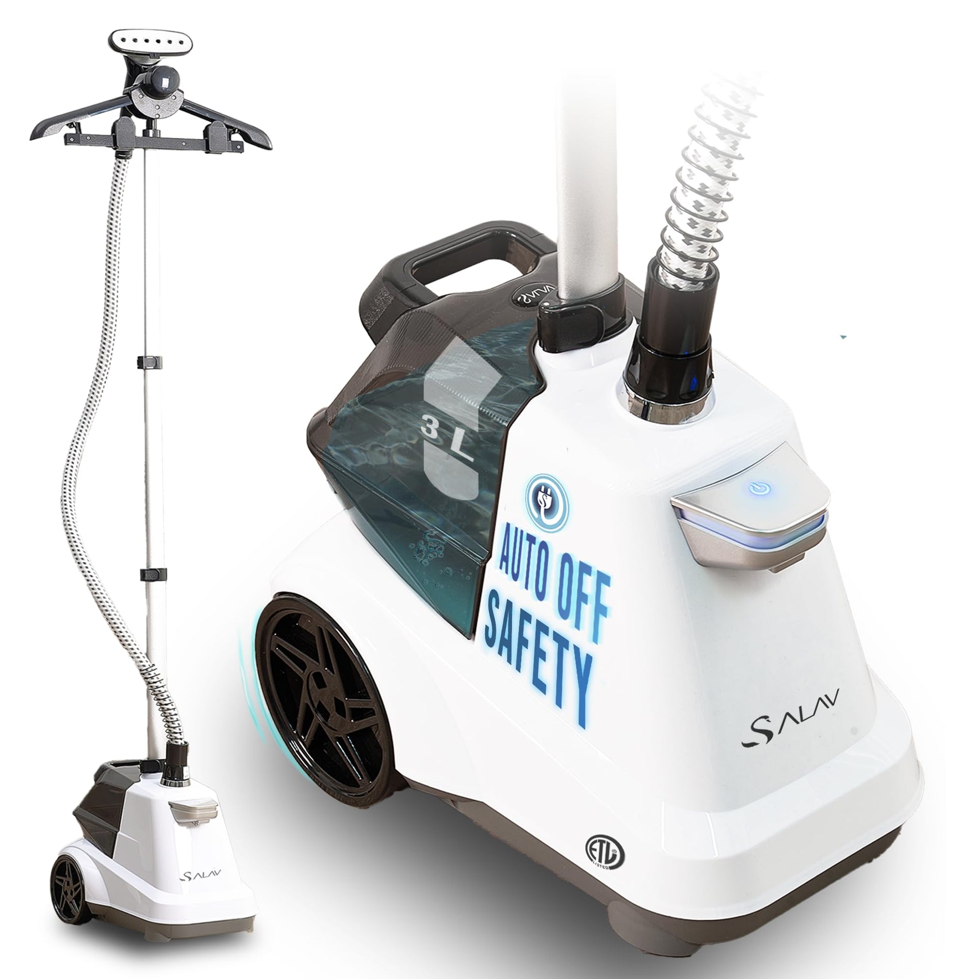 Commercial Grade Standing Garment Steamer for Clothes with Auto