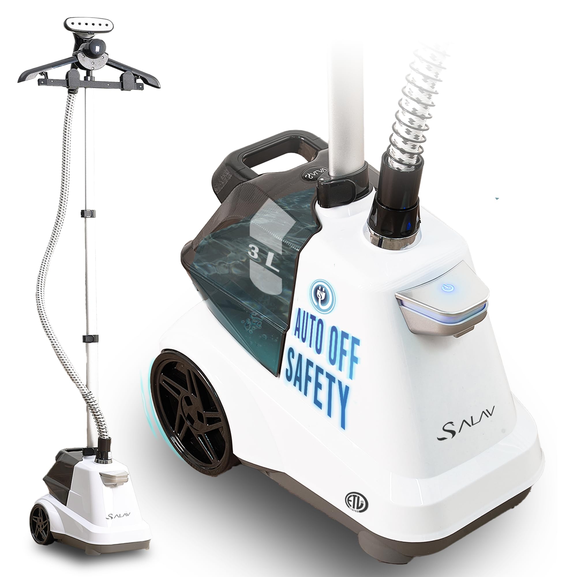 Commercial Grade Standing Garment Steamer for Clothes with Auto