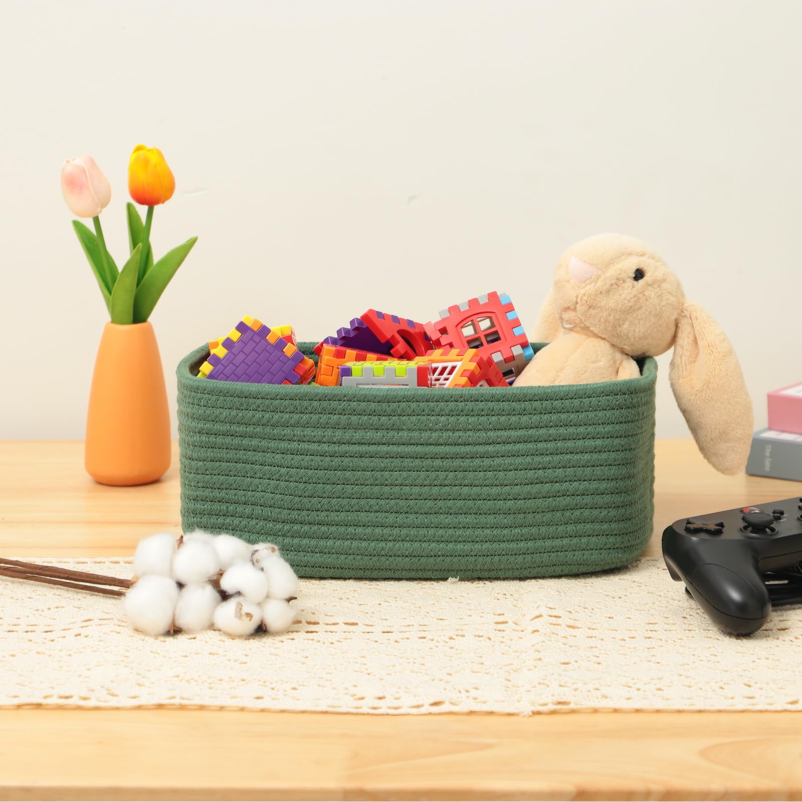 Small Storage Baskets for Organizing (4 Count)