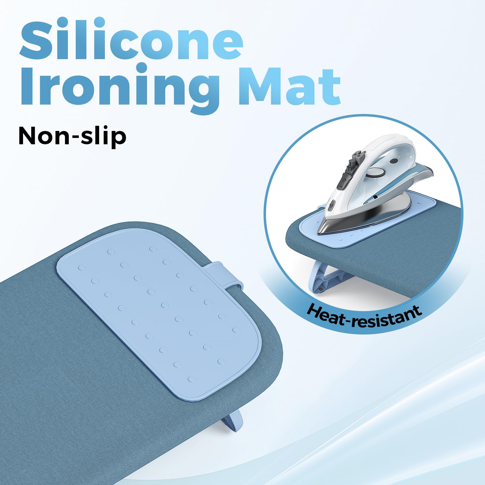 Small Ironing Board with Iron Holder