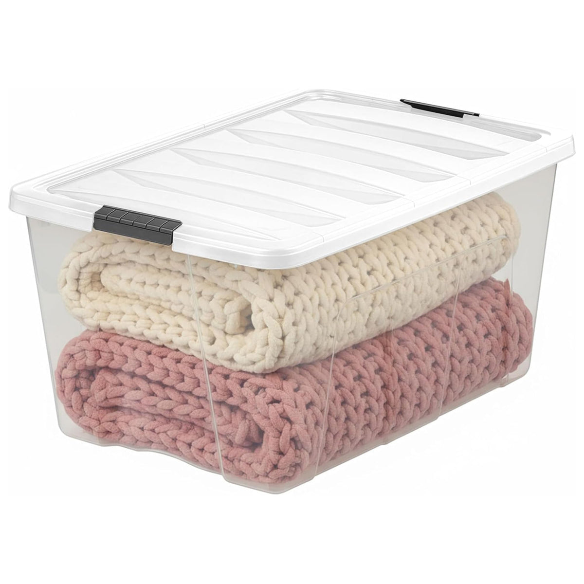 94 Qt Storage Bins with Lids (8 Count)