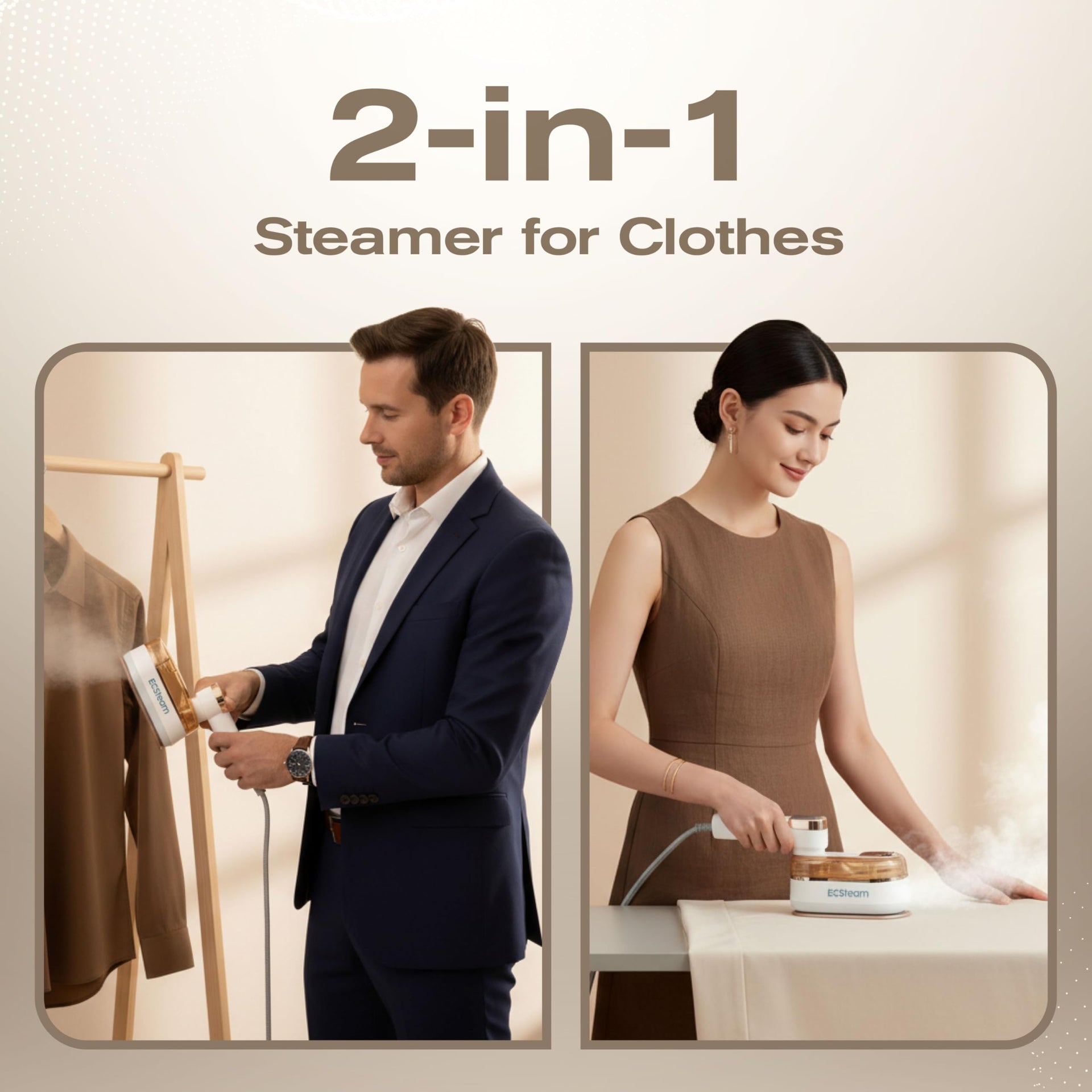 Steamer for Clothes & Steam Iron 2