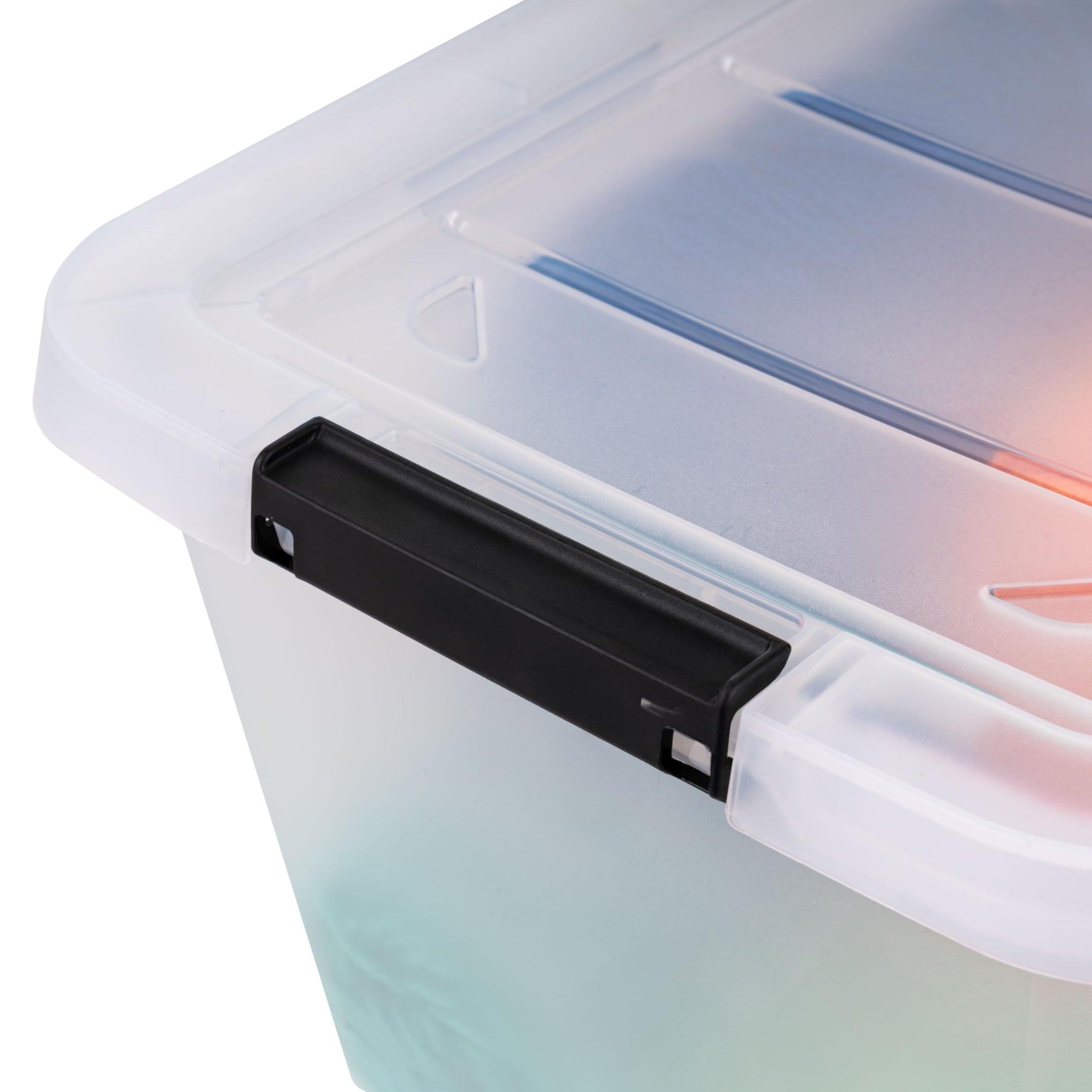 6 Pack 13.5 Quart Clip Box with Latching Lid (6 Count)