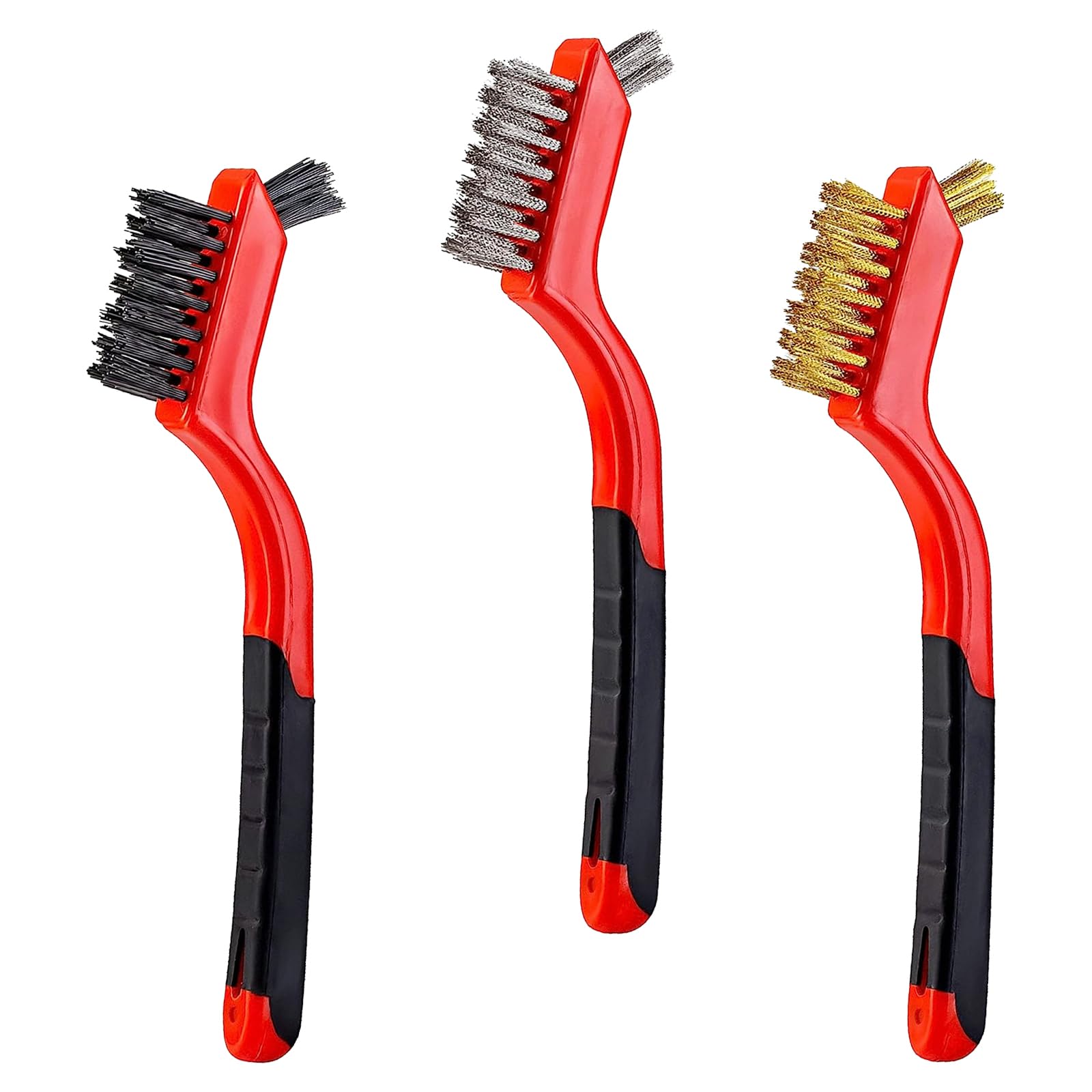 3Pcs Mini Wire Brush Set