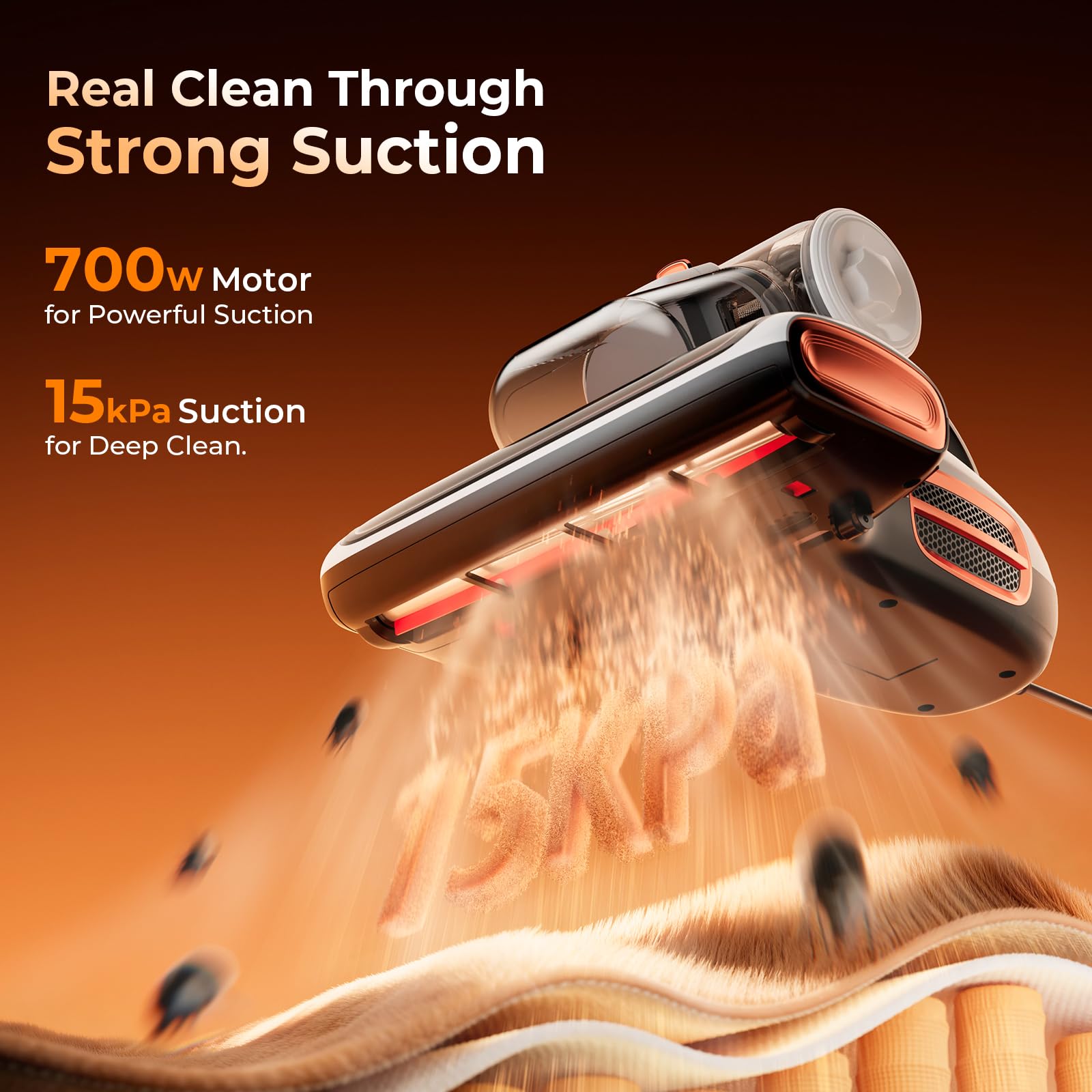T600 Mattress Bed Vacuum Cleaner with UV
