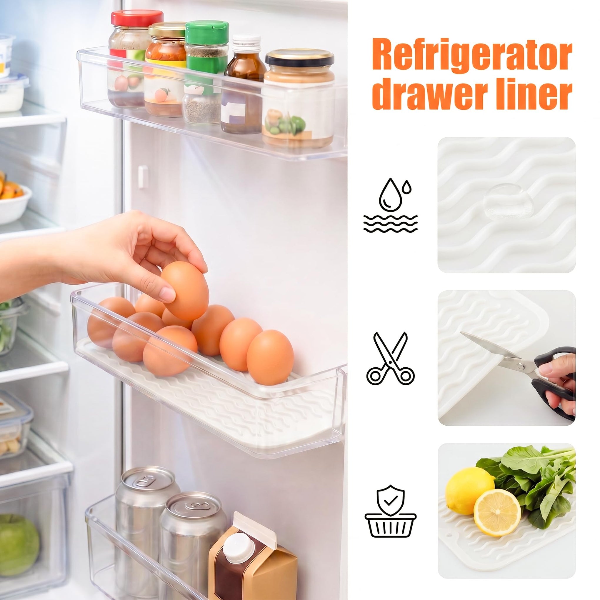Silicone Dish Drying Mat for Multiple Usage