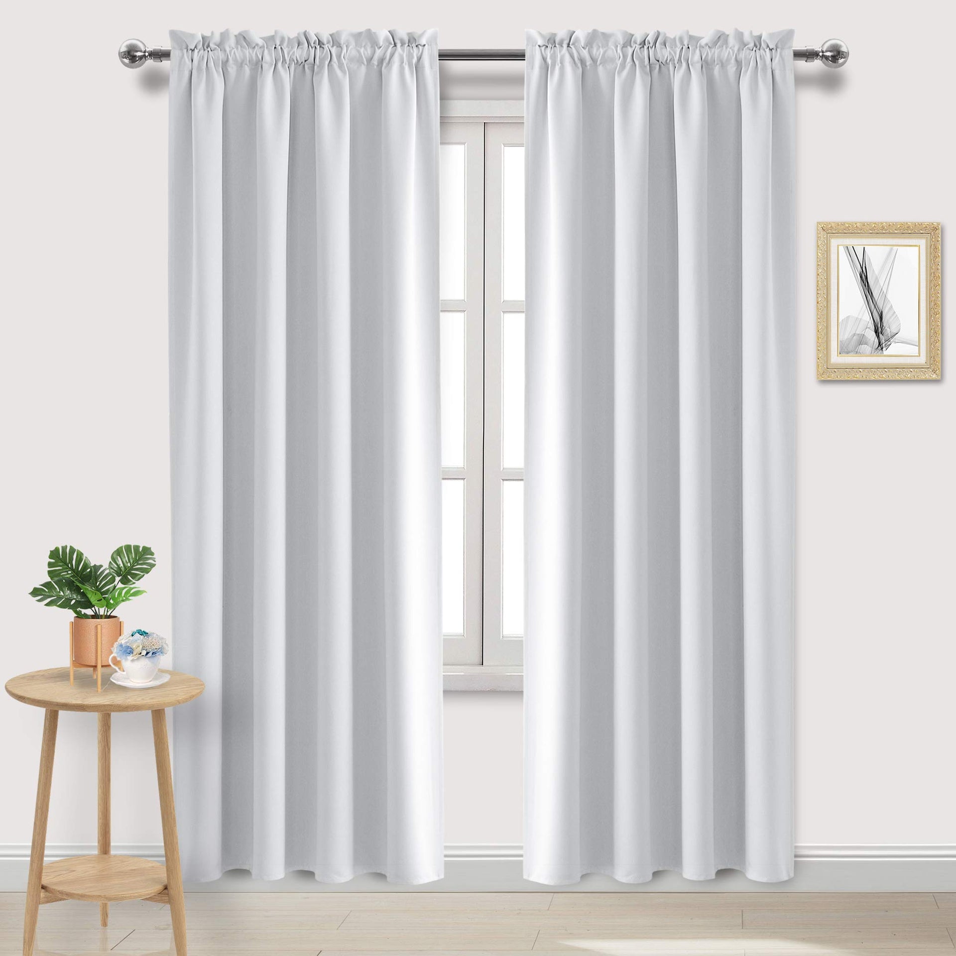 Blackout Curtains for Bedroom Living Room 52 x 95 Inch Long 2 Panels (2 Count)