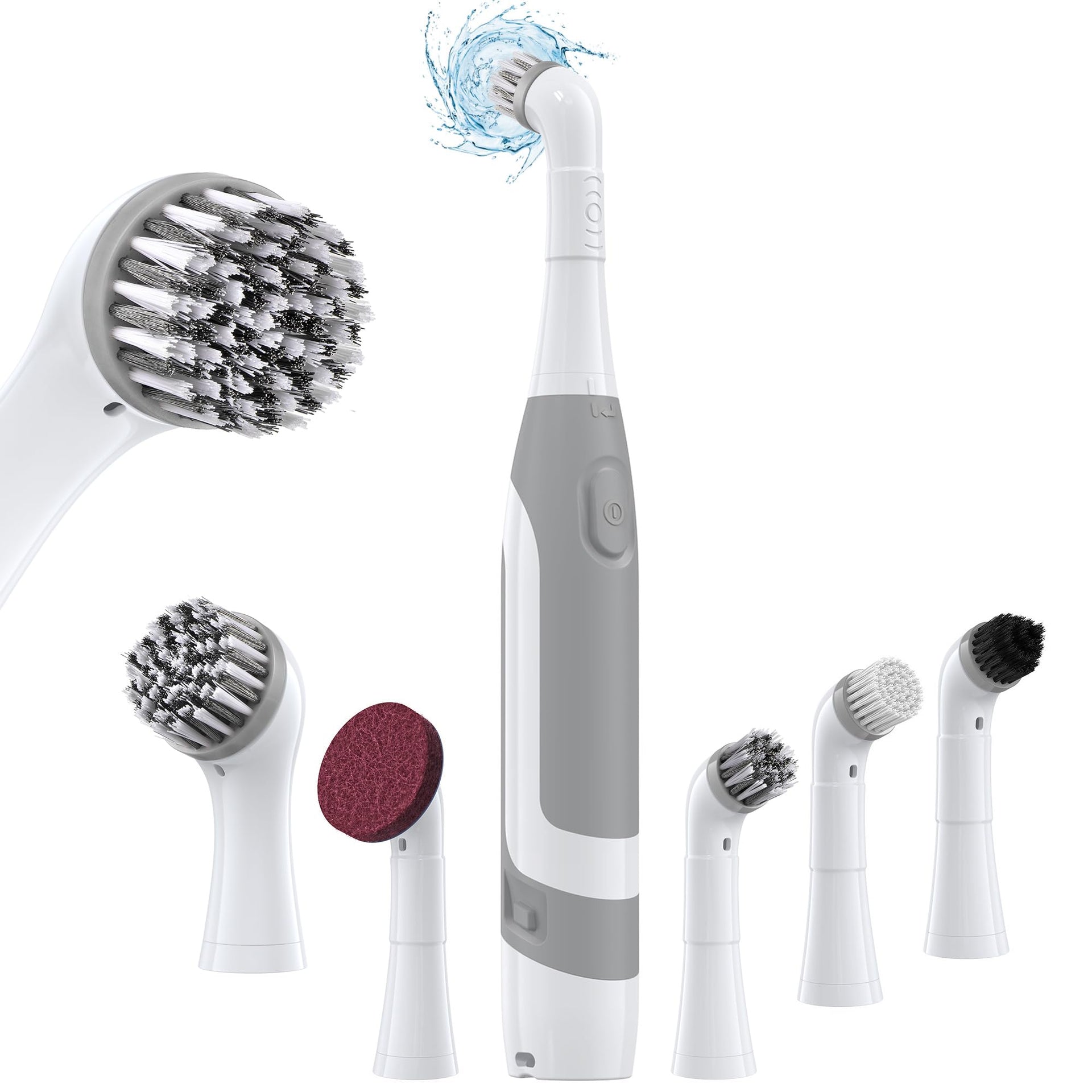 Electric Cleaning Brush with Battery Power