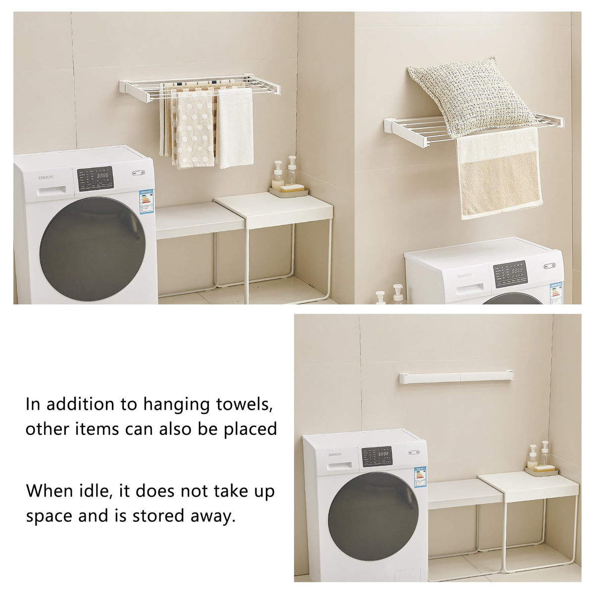 Wall Mounted Clothes Drying Rack