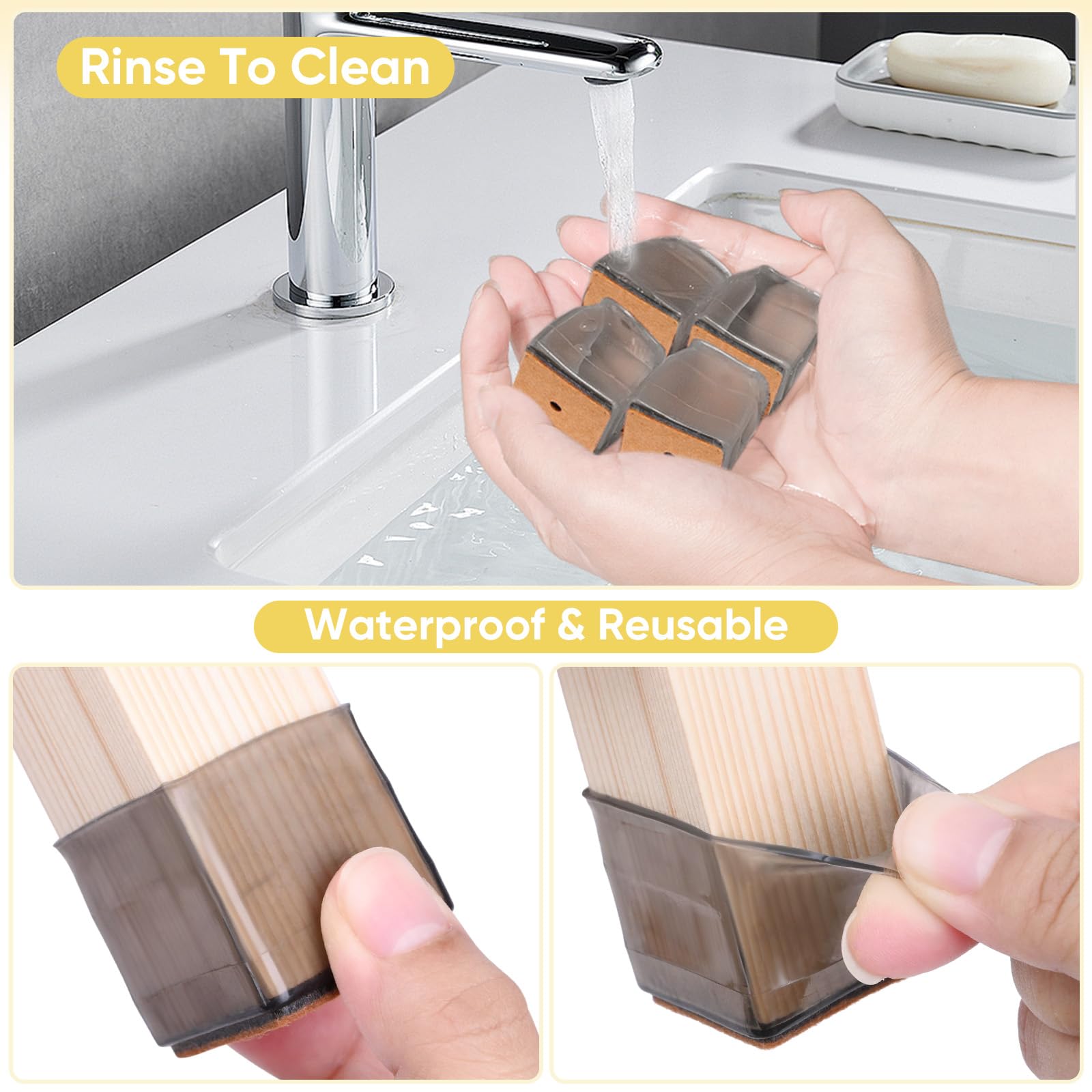 Silicone Chair Leg Floor Protectors