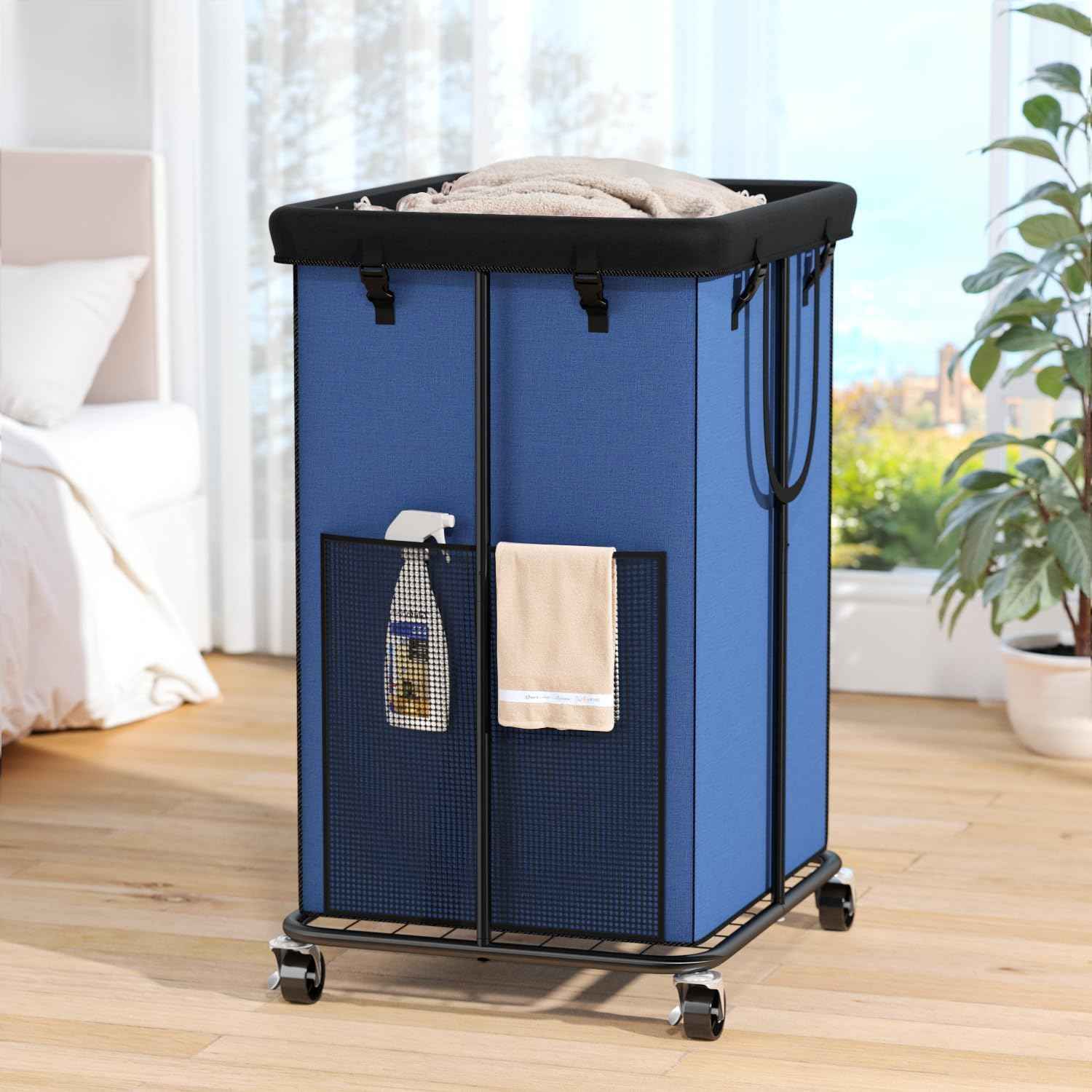Laundry Hamper with Wheels (99.68 Ounce)