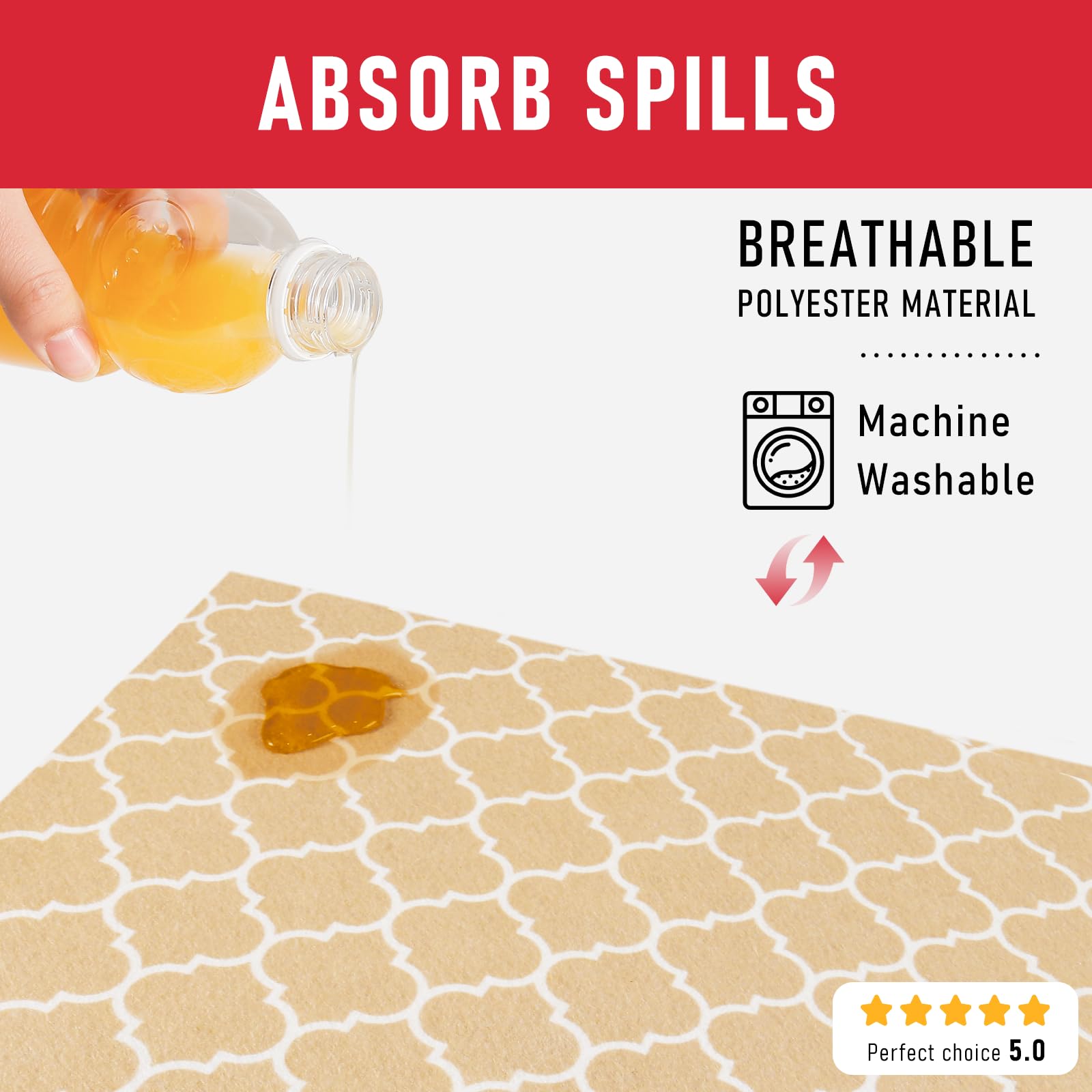 2 in 1 Refrigerator Liners (12 Sq Ft)