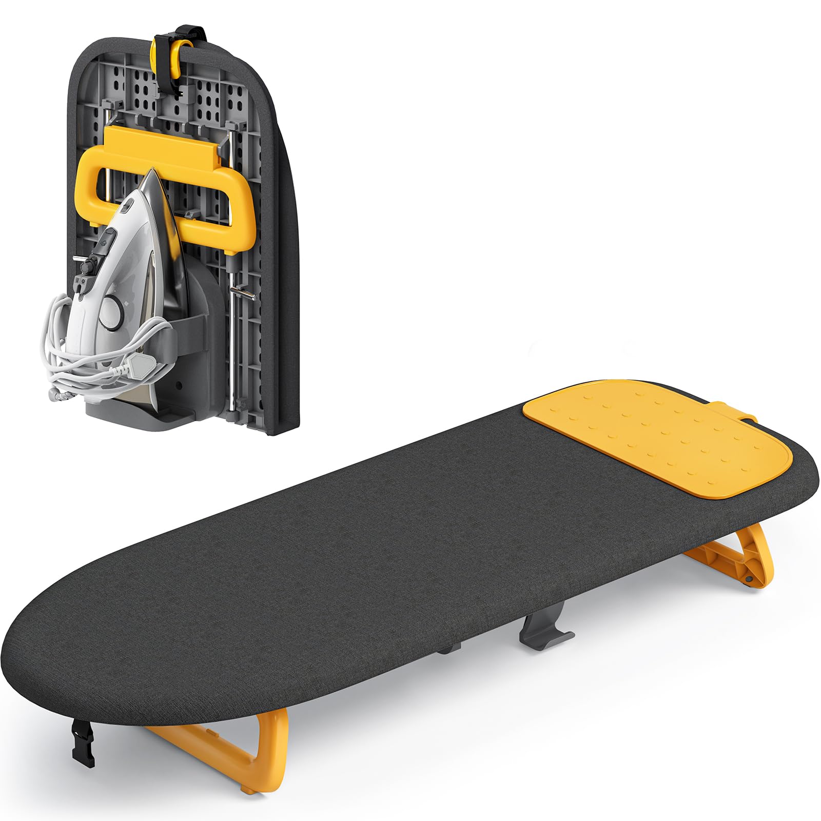 Small Ironing Board with Iron Holder