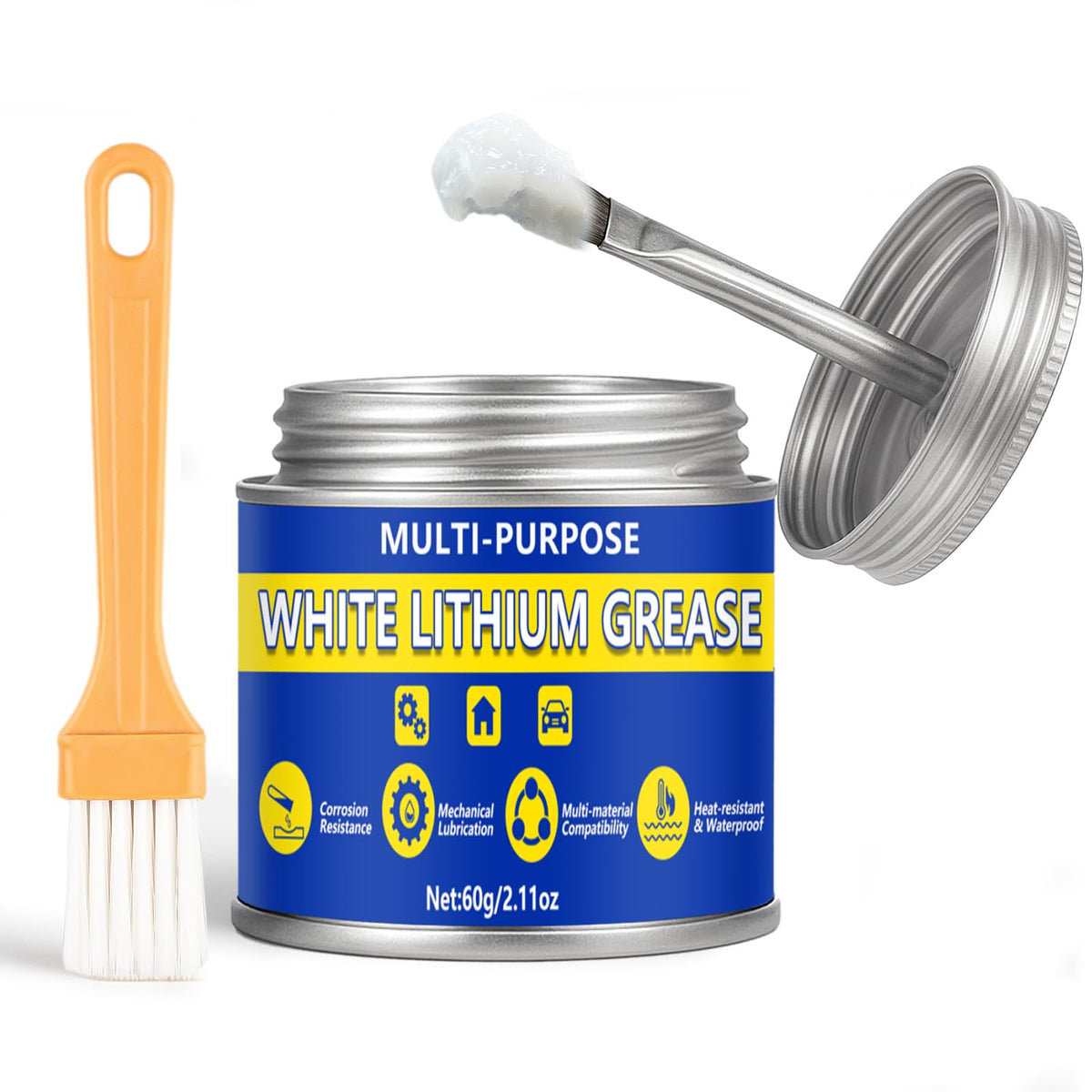 Multi Purpose White Lithium Grease (2.0288 Fl Oz)