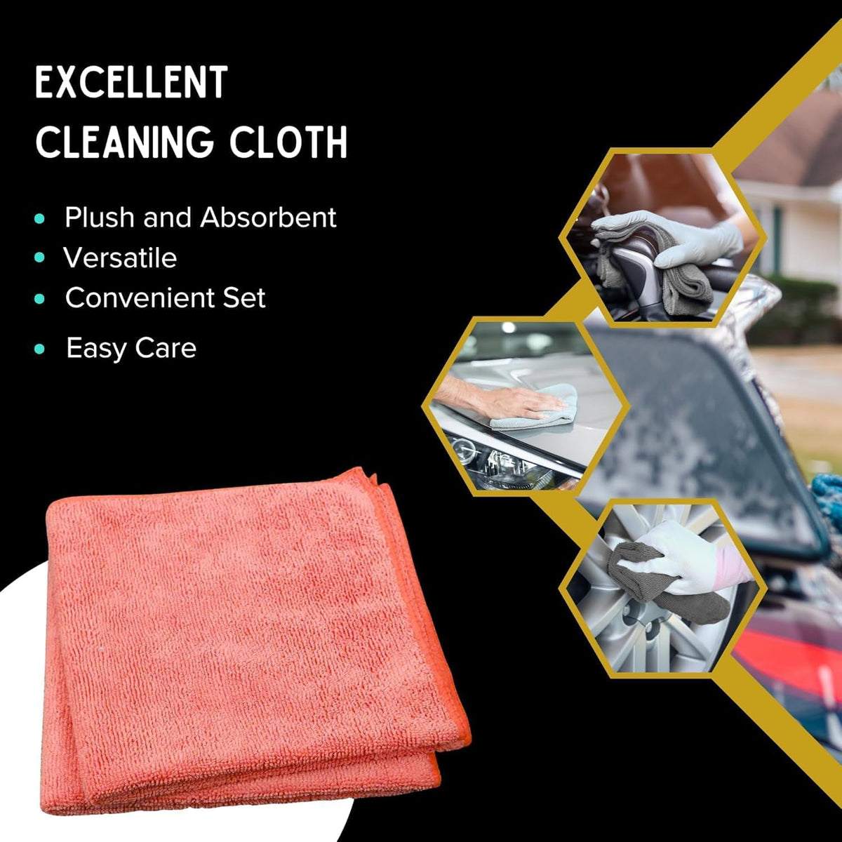 Single Microfiber Cleaning Cloth 40x40 cm