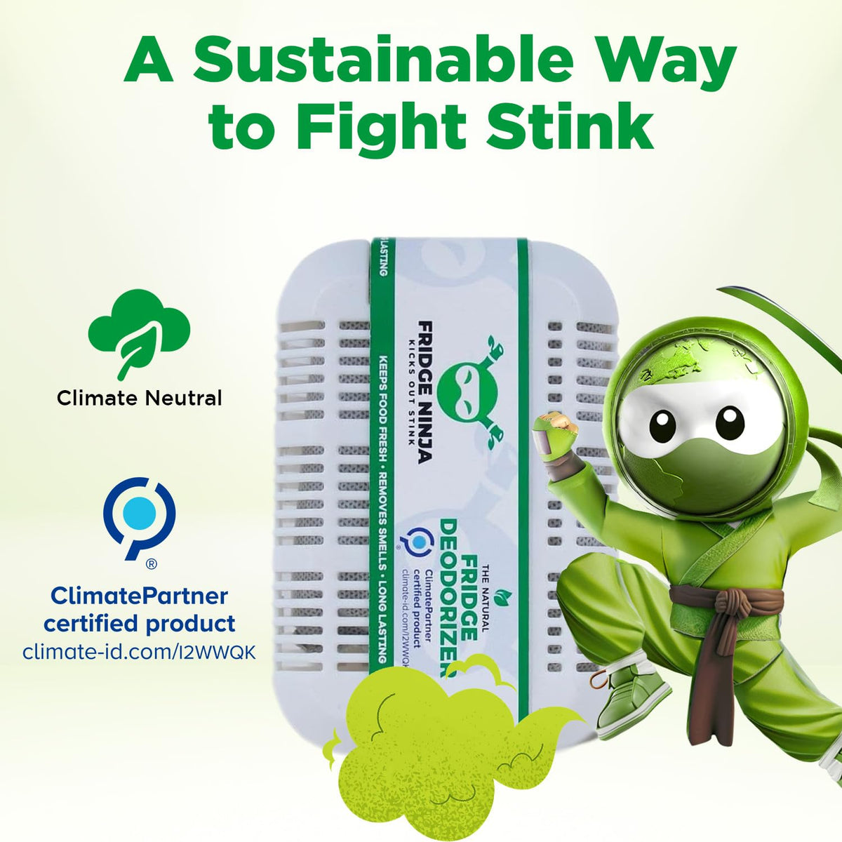 Fridge Ninja XL Pack Refrigerator Deodorizer