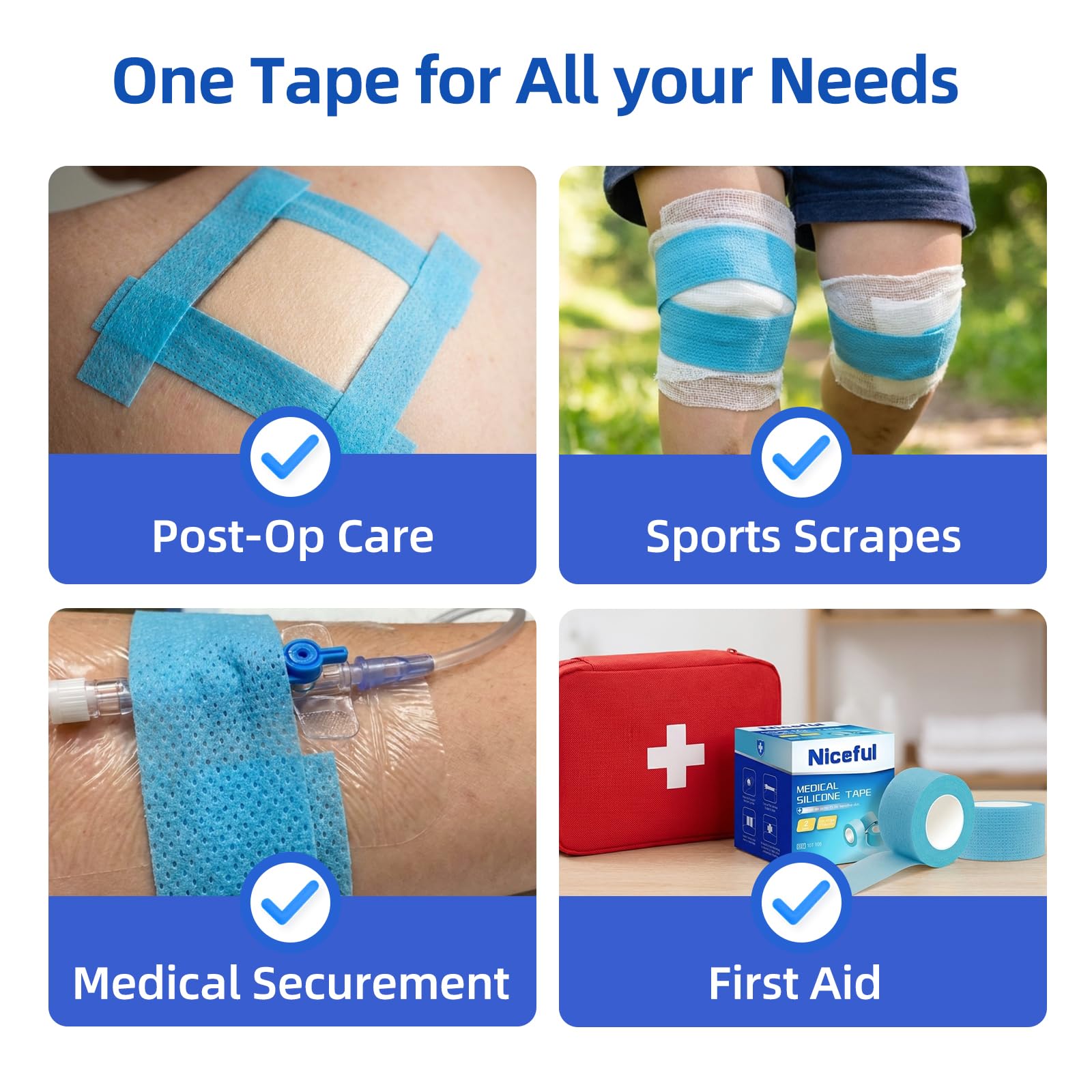 Silicone Medical Tape (6 Count)