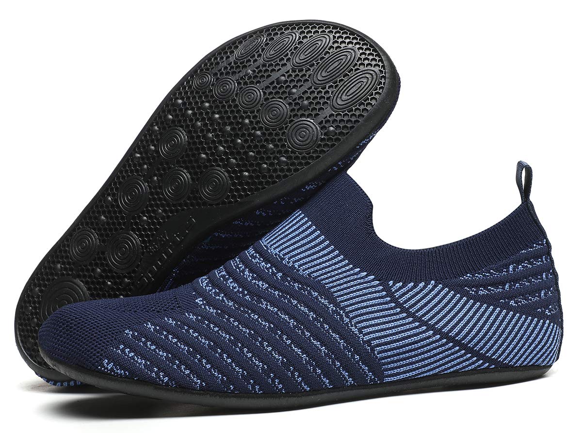Adult Indoor House Slippers Socks Travel Lightweight Comfort Non Slip Grip House Floor Home Shoes for Women Men