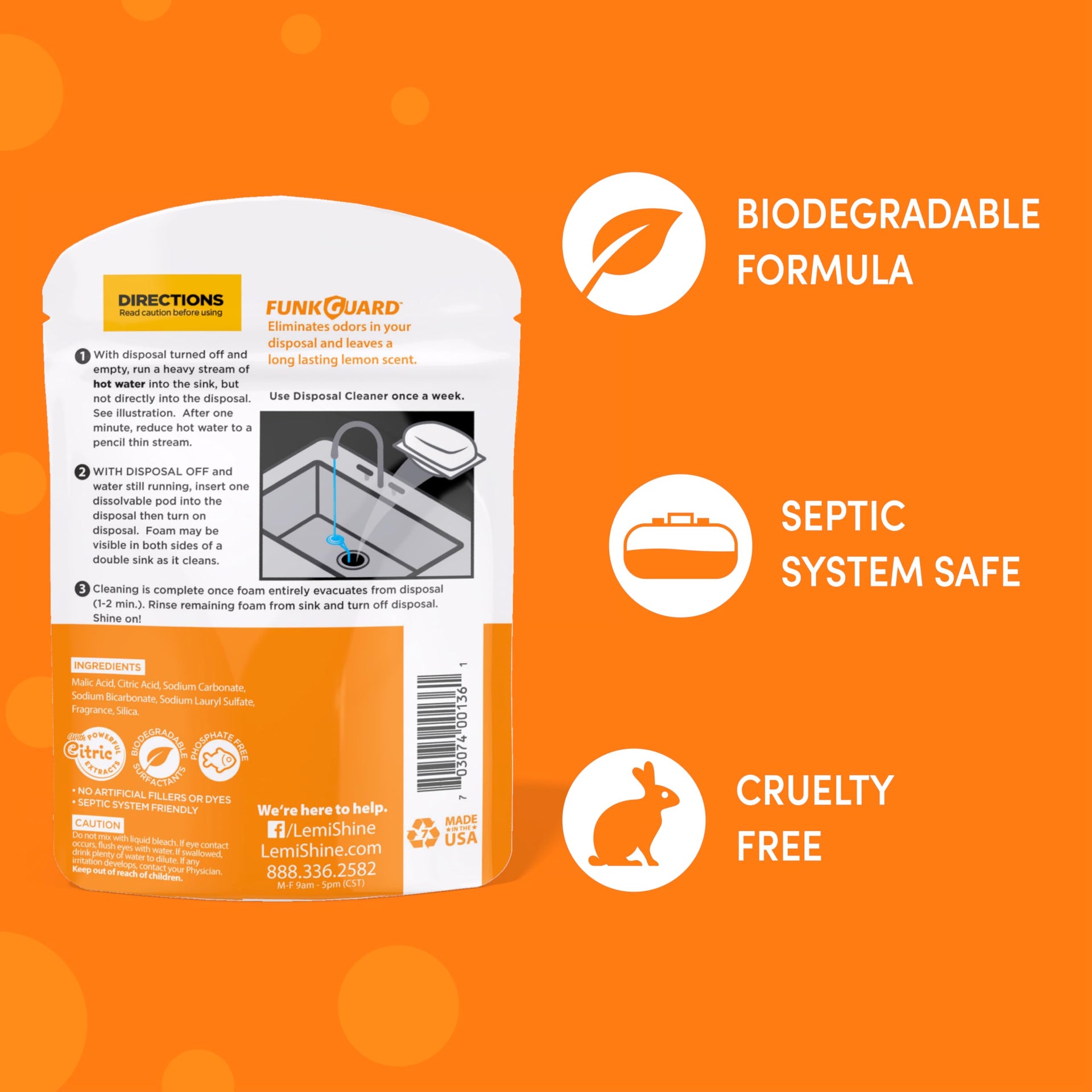 Garbage Disposal Cleaner and Deodorizer (2 Count)