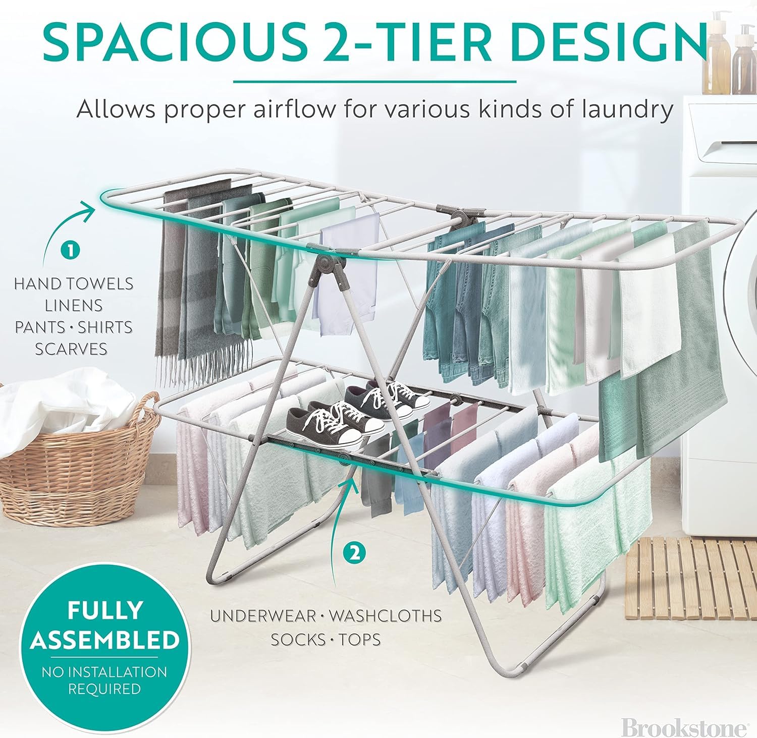 2 Tier Folding Rack