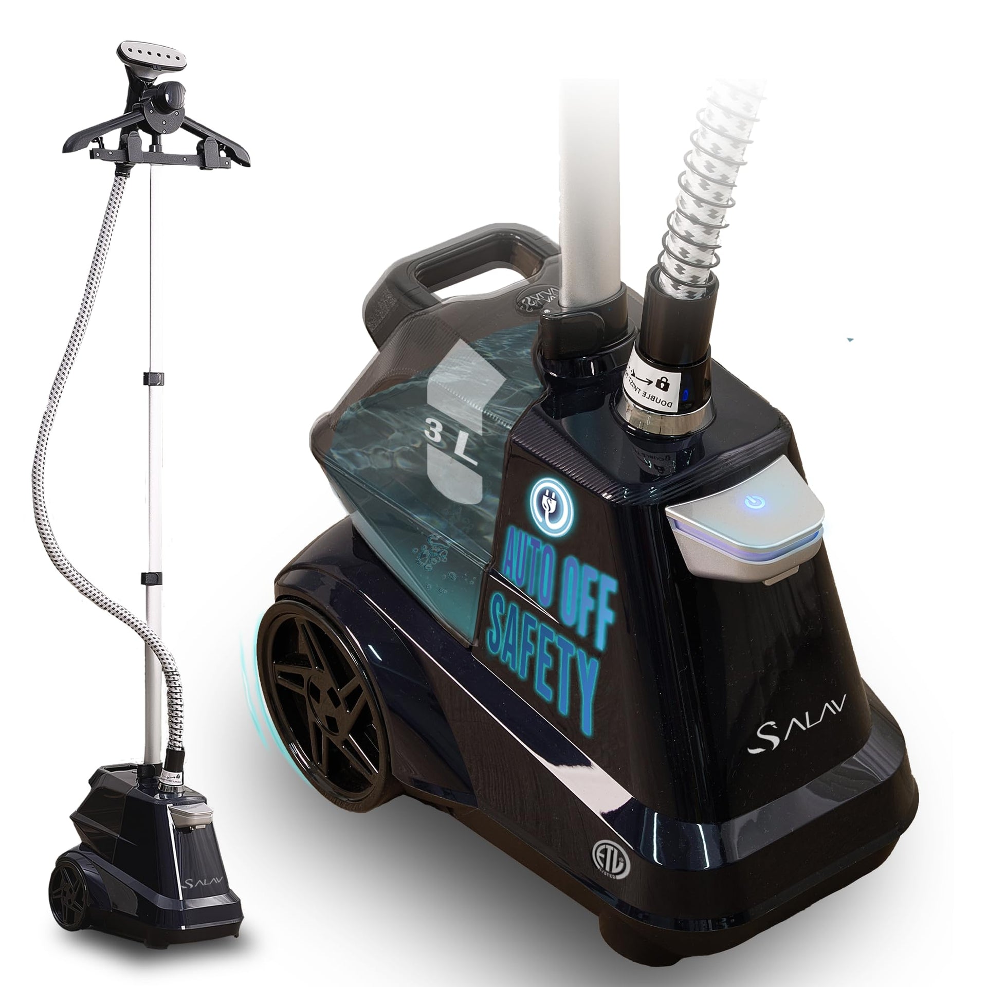 Commercial Grade Standing Garment Steamer for Clothes with Auto