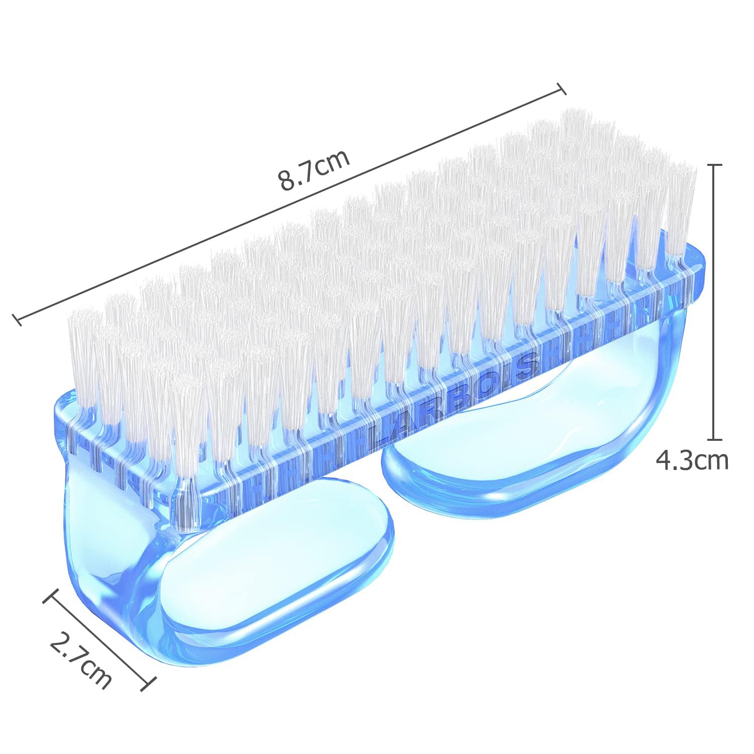 Handle Grip Nail Brush (4 Count)