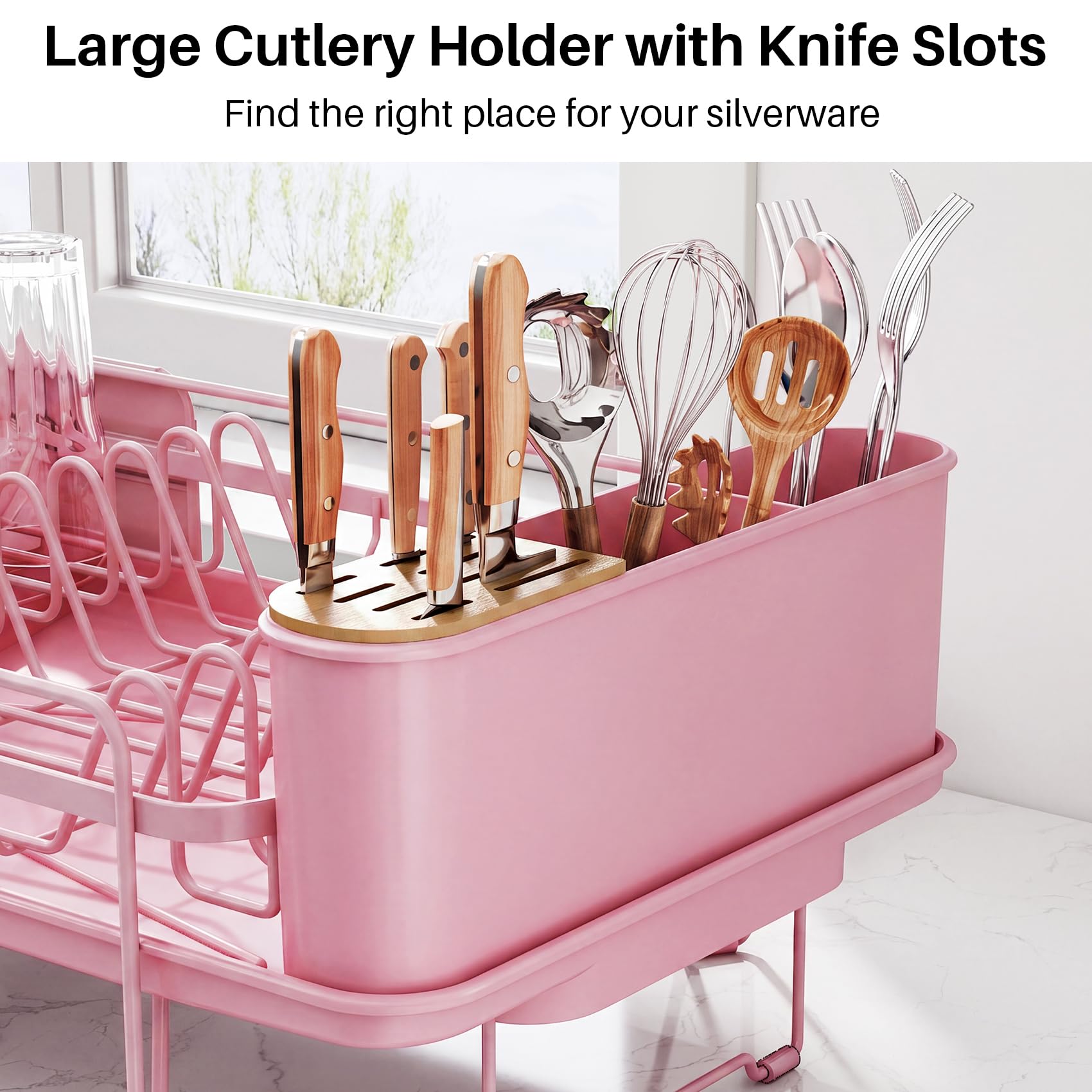 Large Dish Drying Rack for Kitchen Counter