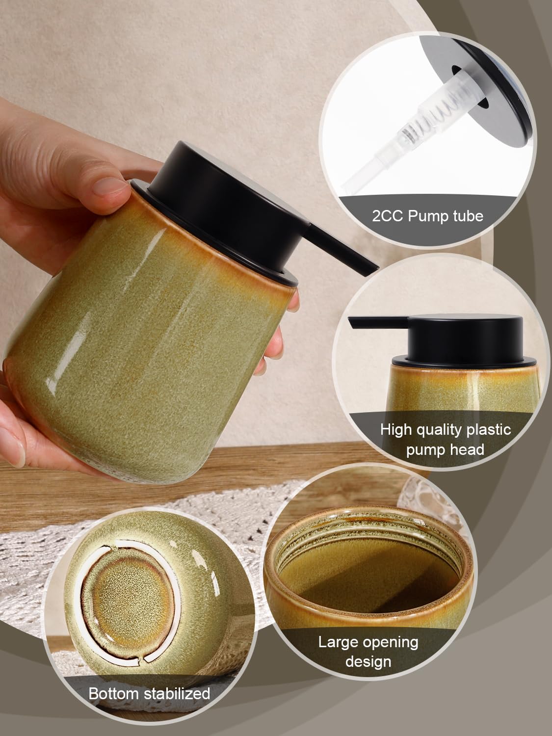 Ceramic Lotion Dispenser
