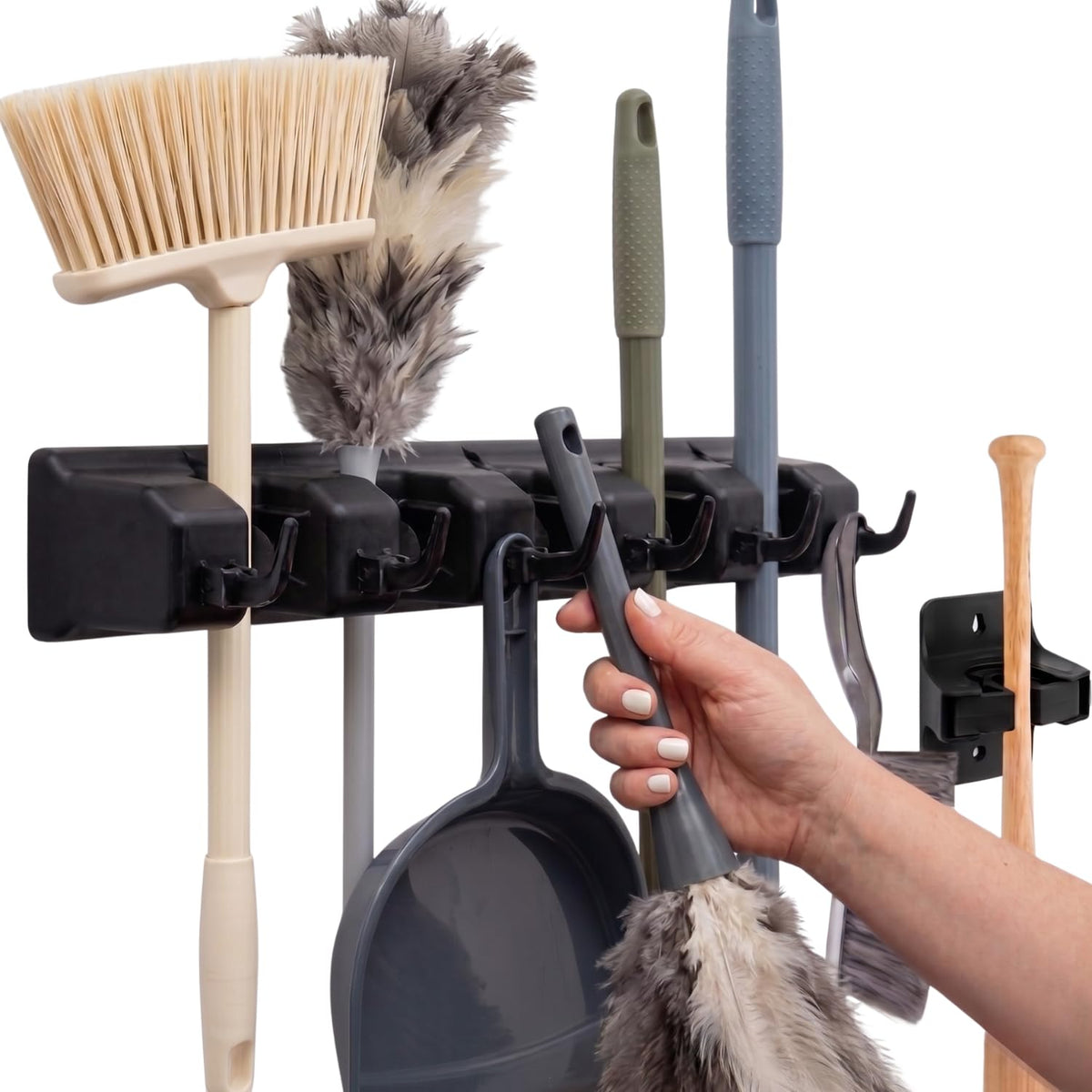 Combo 5 Slot Broom Holder w