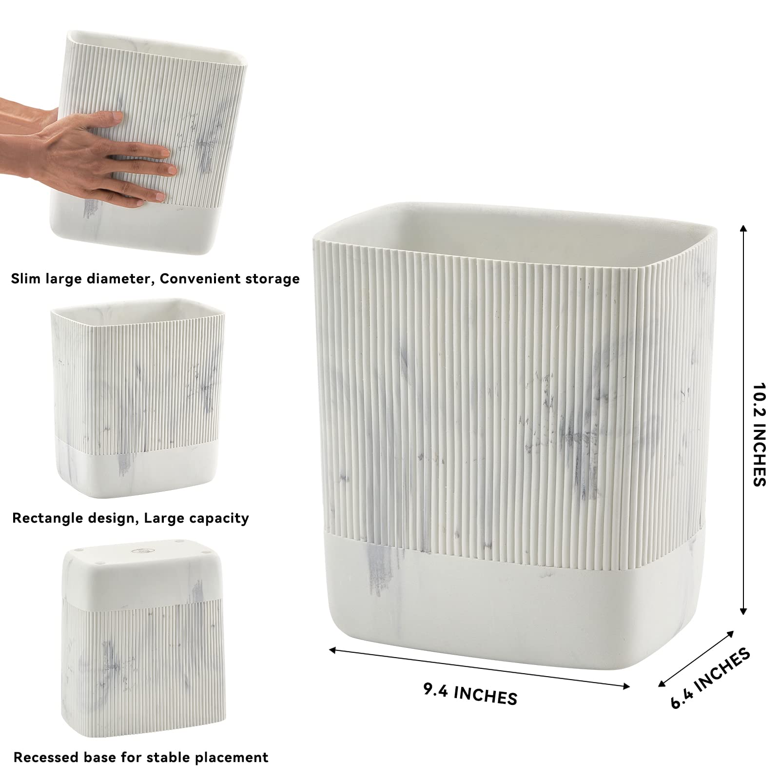 Bathroom Trash Can 1.8 Gallon