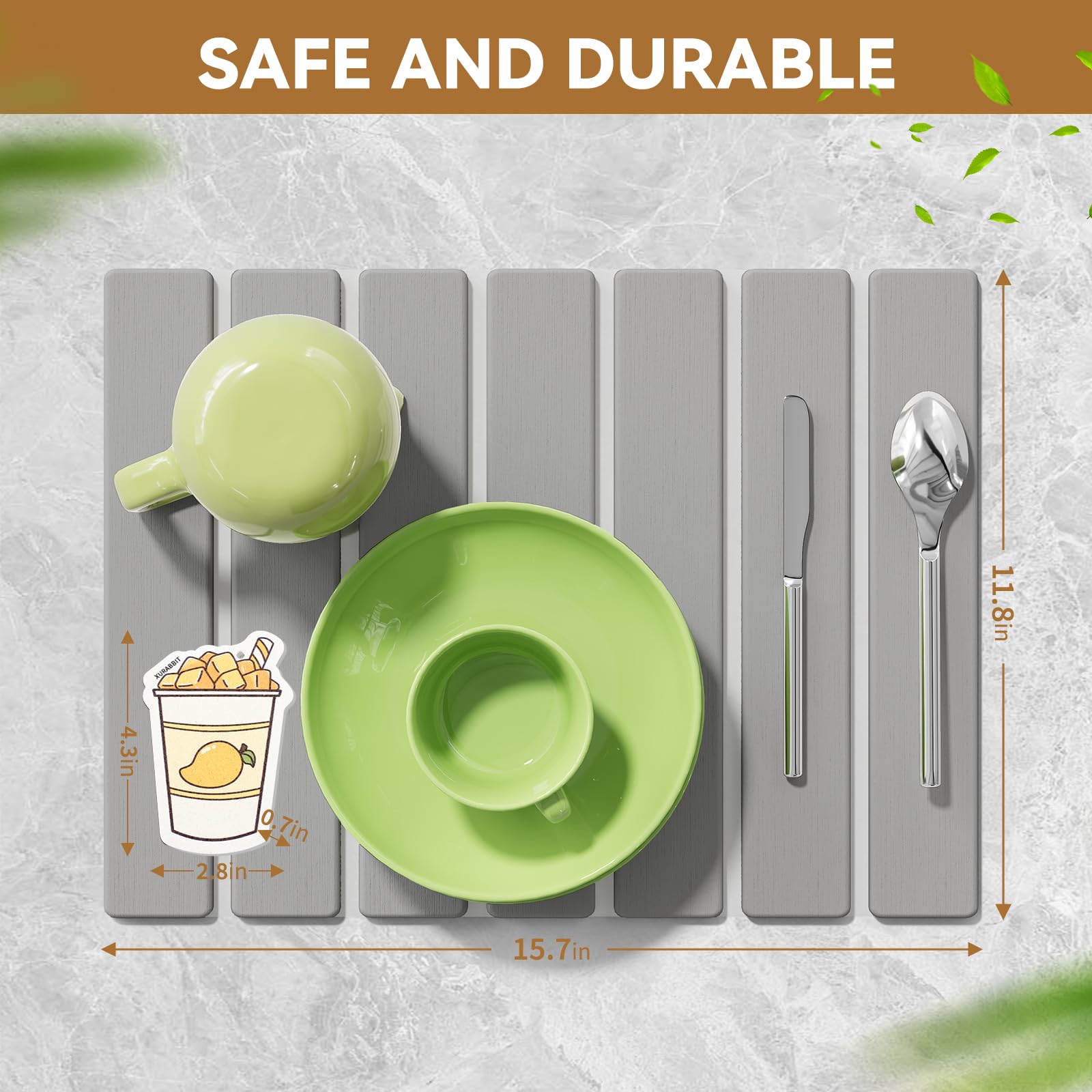 Foldable Stone Dish Drying Mat