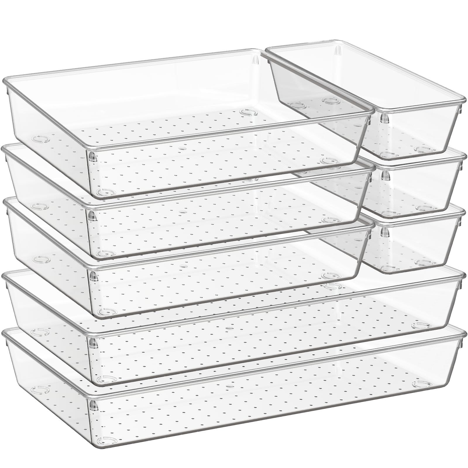 8 Pack Drawer Organizer for Kitchen Gadgets (8 Count)