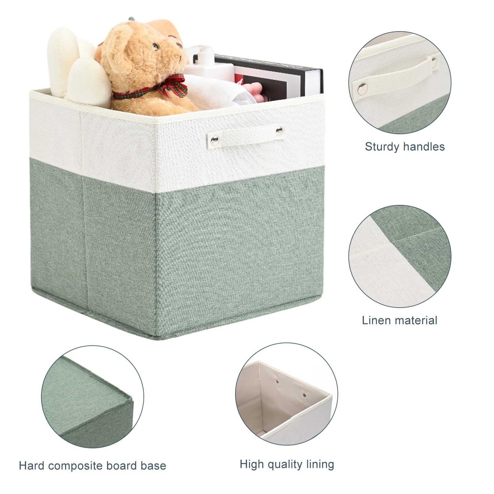 13x13x13 Storage Cube Bins 4 Pack