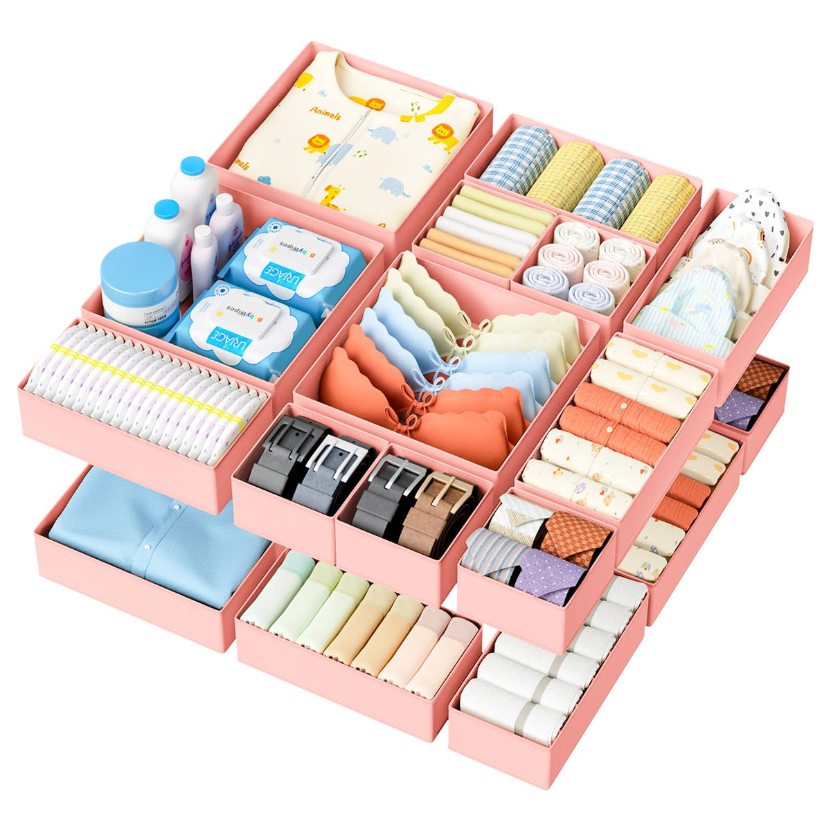 Drawer Organizer Clothes Storage (28 Count)