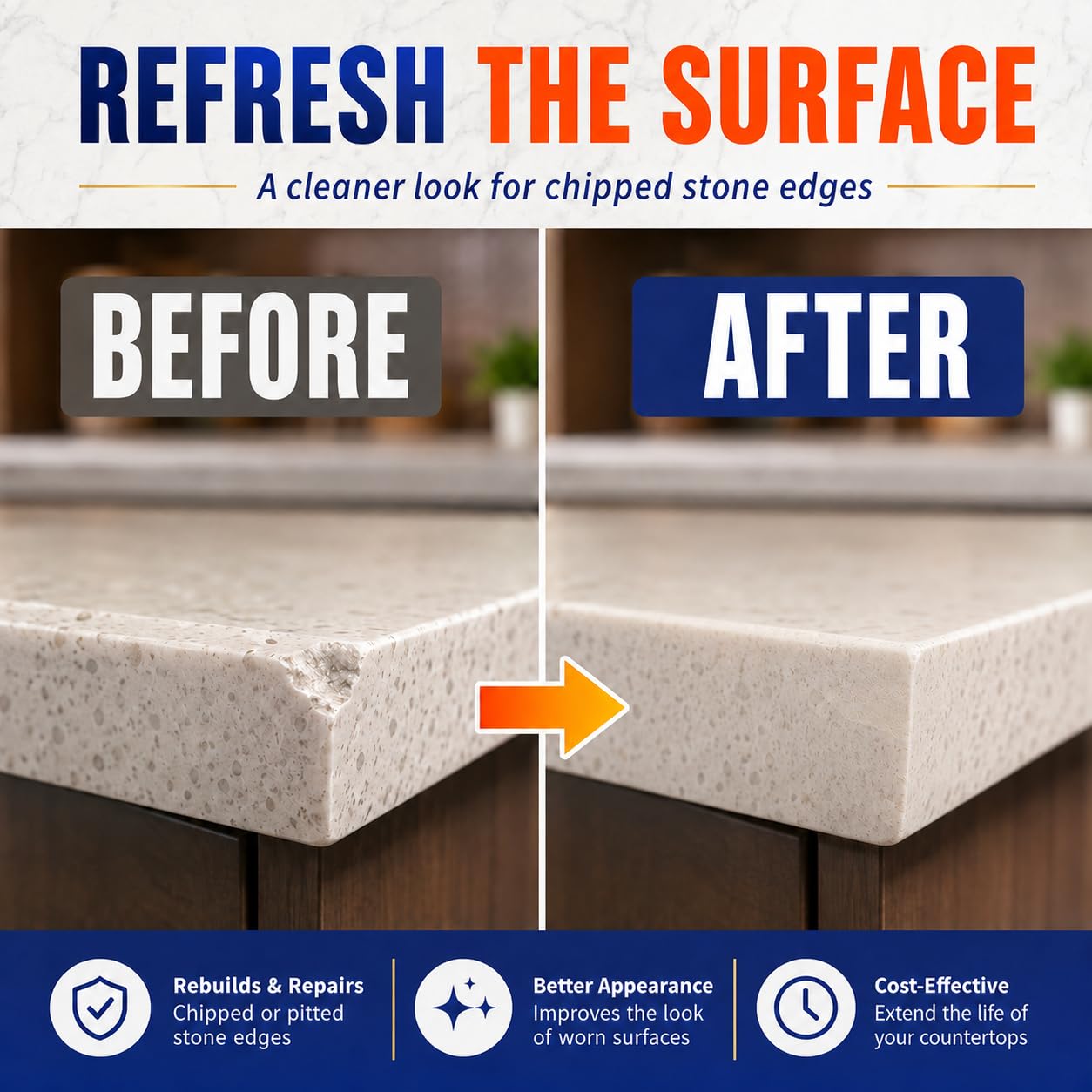 Quartz Countertop Repair Kit Color Match (2.9983 Ounce)