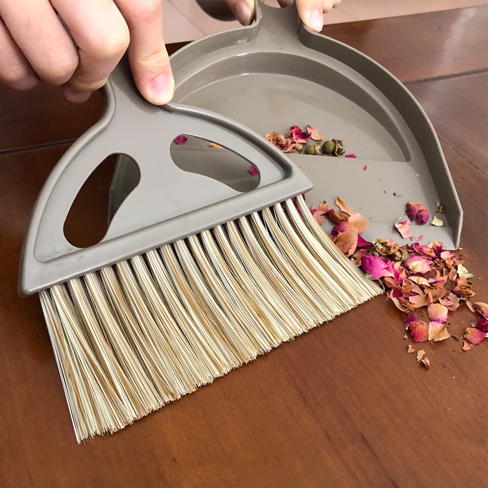 Small Broom and Dustpan Set Mini Dustpan and Brush (2 Count)