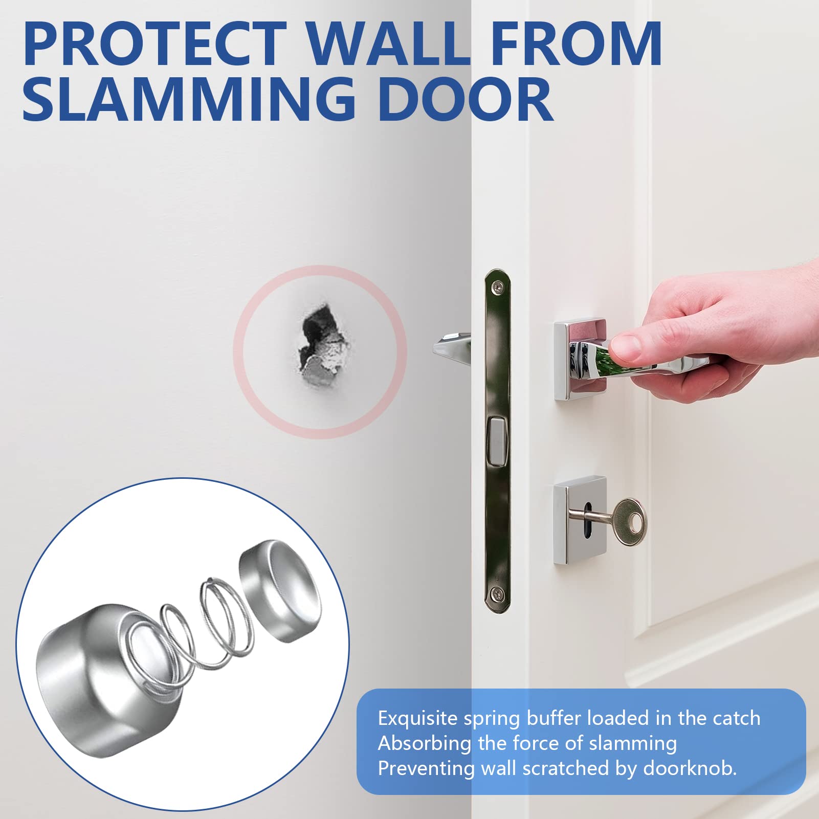 Magnetic Door Stop (4 Count)