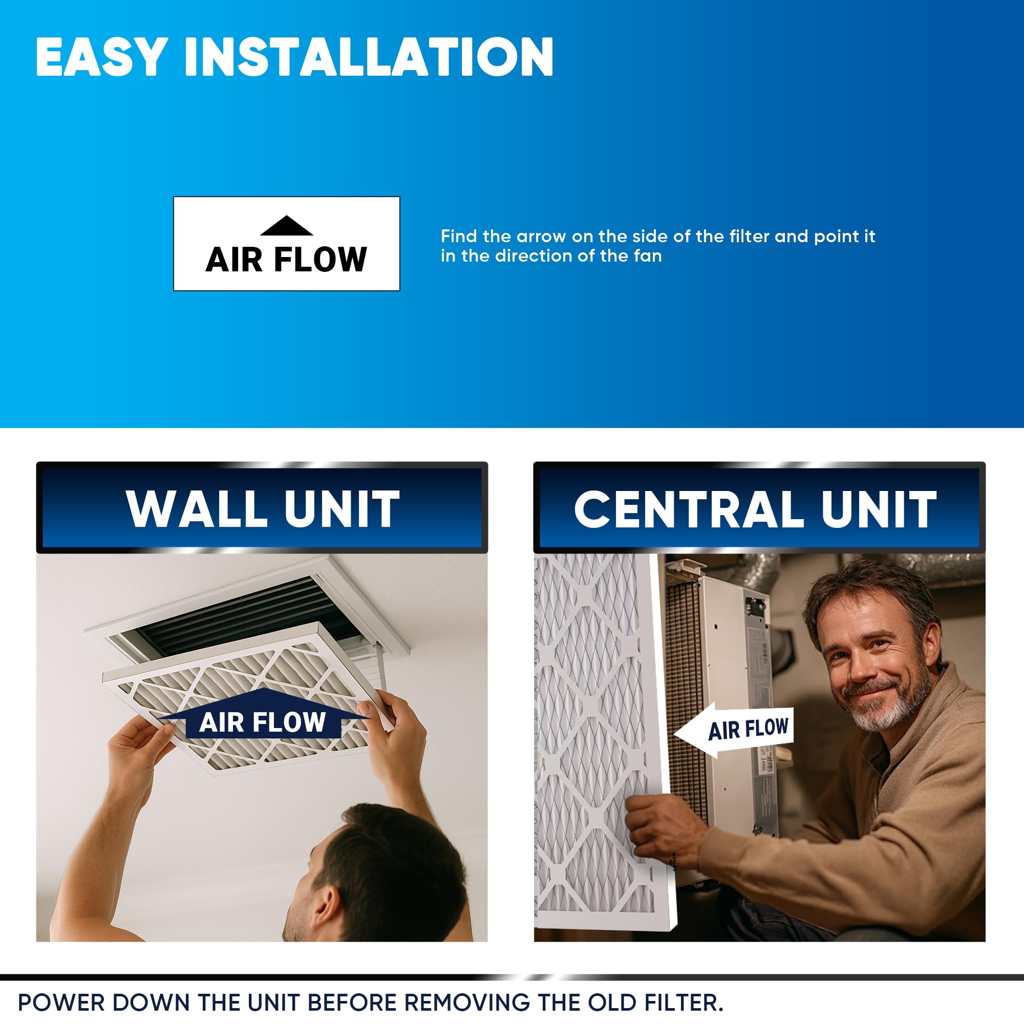 16x20x1 Air Filter (6 Count)
