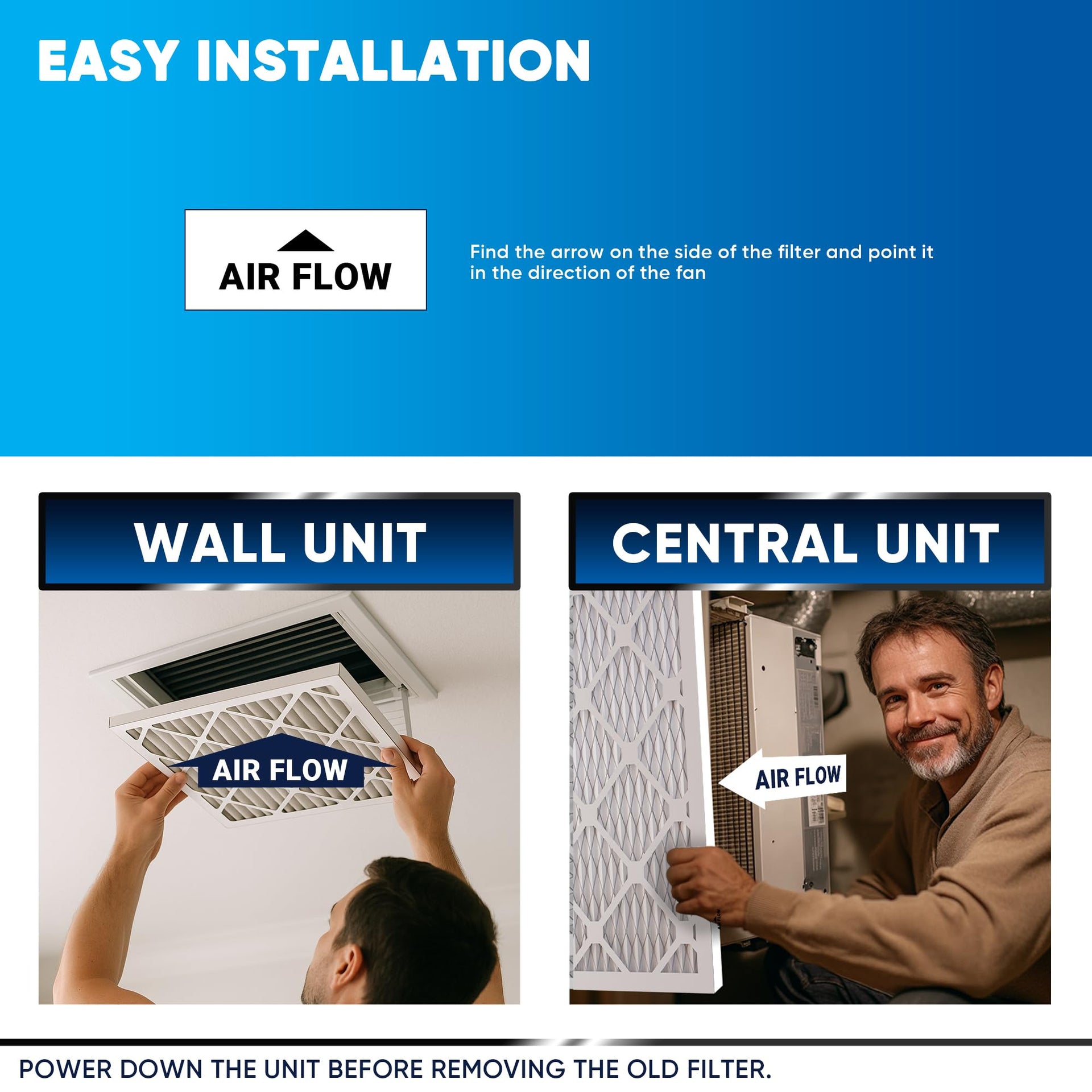 12x12x1 MERV 13 Air Filters (6 Count)
