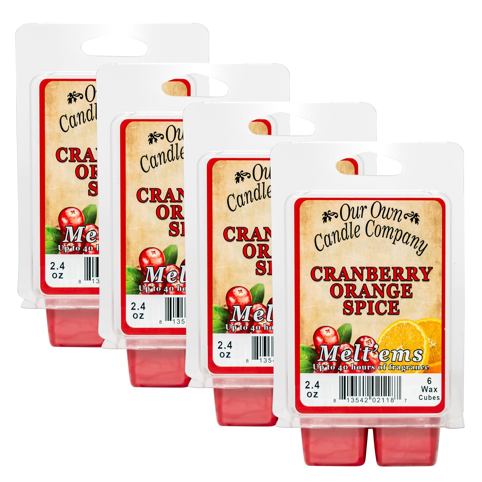 Cranberry Orange Spice Wax Melts (9.6 Ounce)