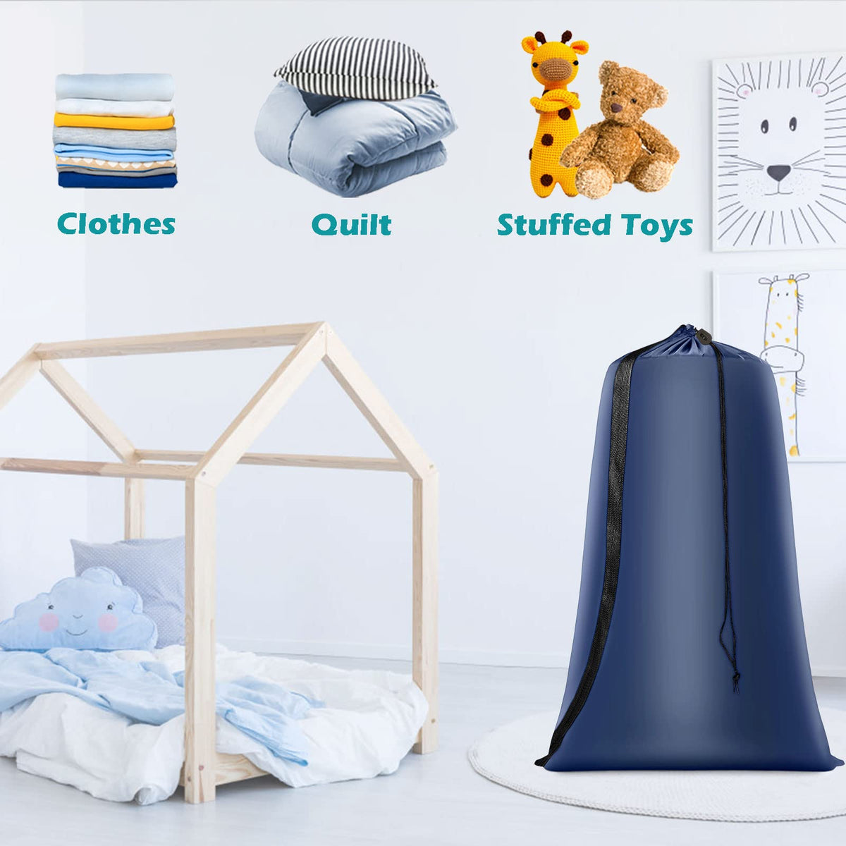 Heavy Duty Laundry Bag (2 Count)
