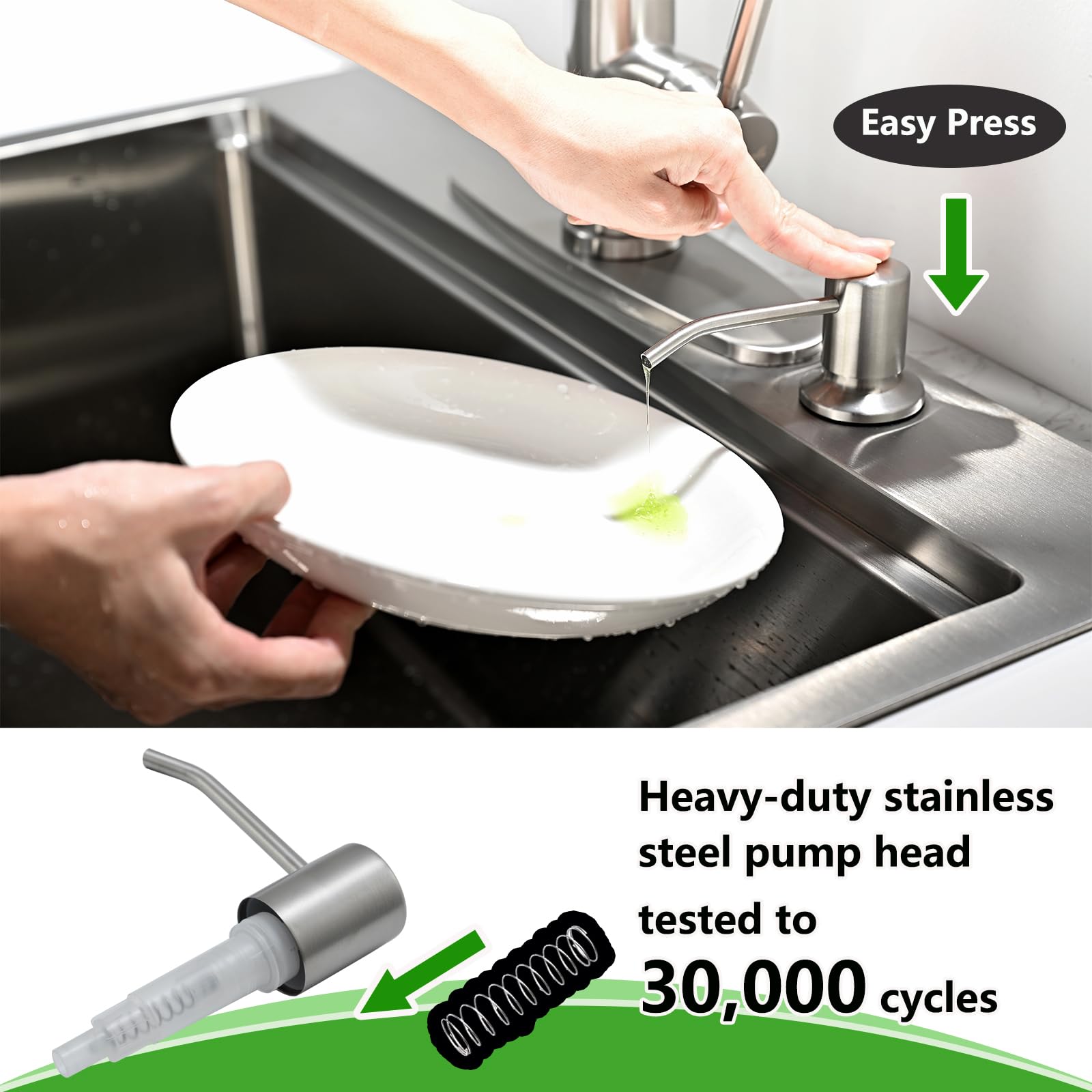 Built in Soap Dispenser for Kitchen Sink