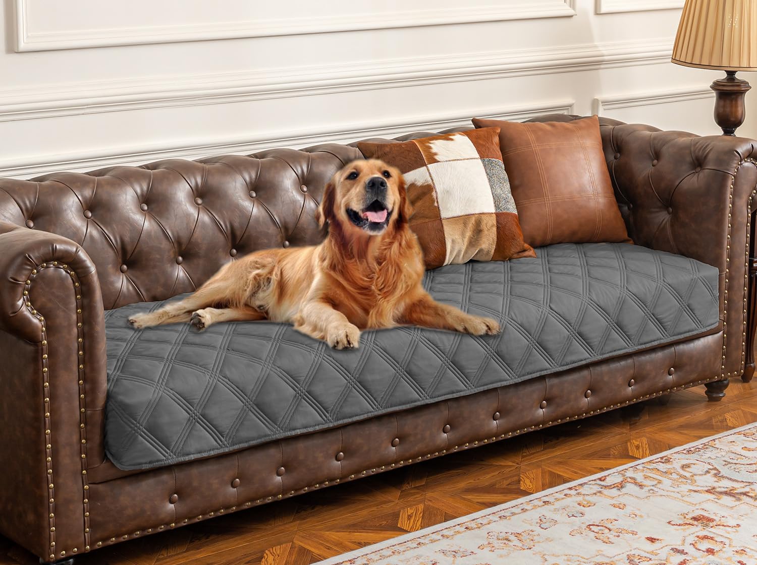 Waterproof Dog Bed Cover Pet Blanket with Anti