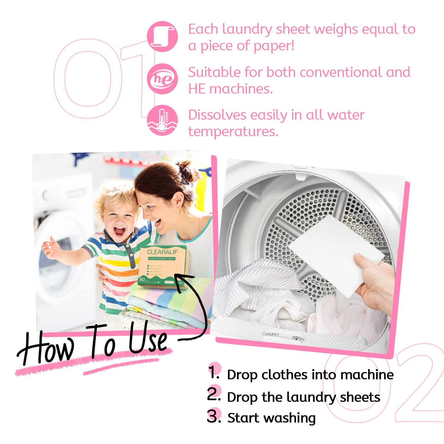 Laundry Detergent Sheets Up to 160 Loads (160 Count)