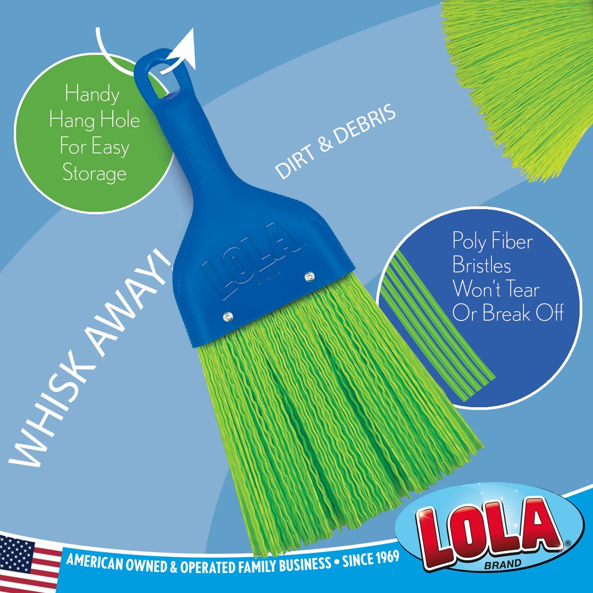 Whisk Broom Hand Brush (72 Count)