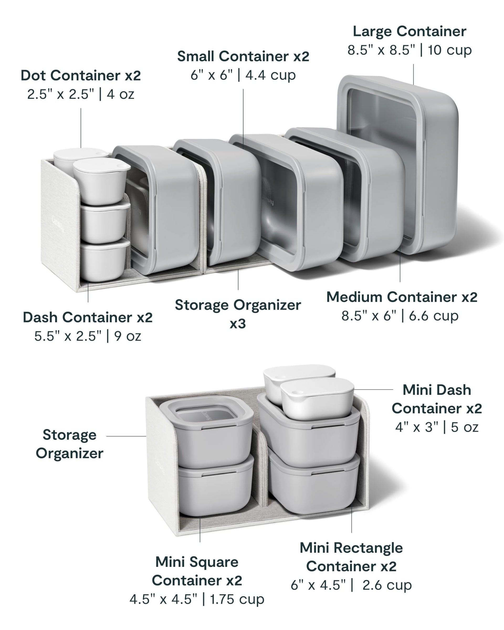 22 Piece Glass Food Storage Set (22 Count)