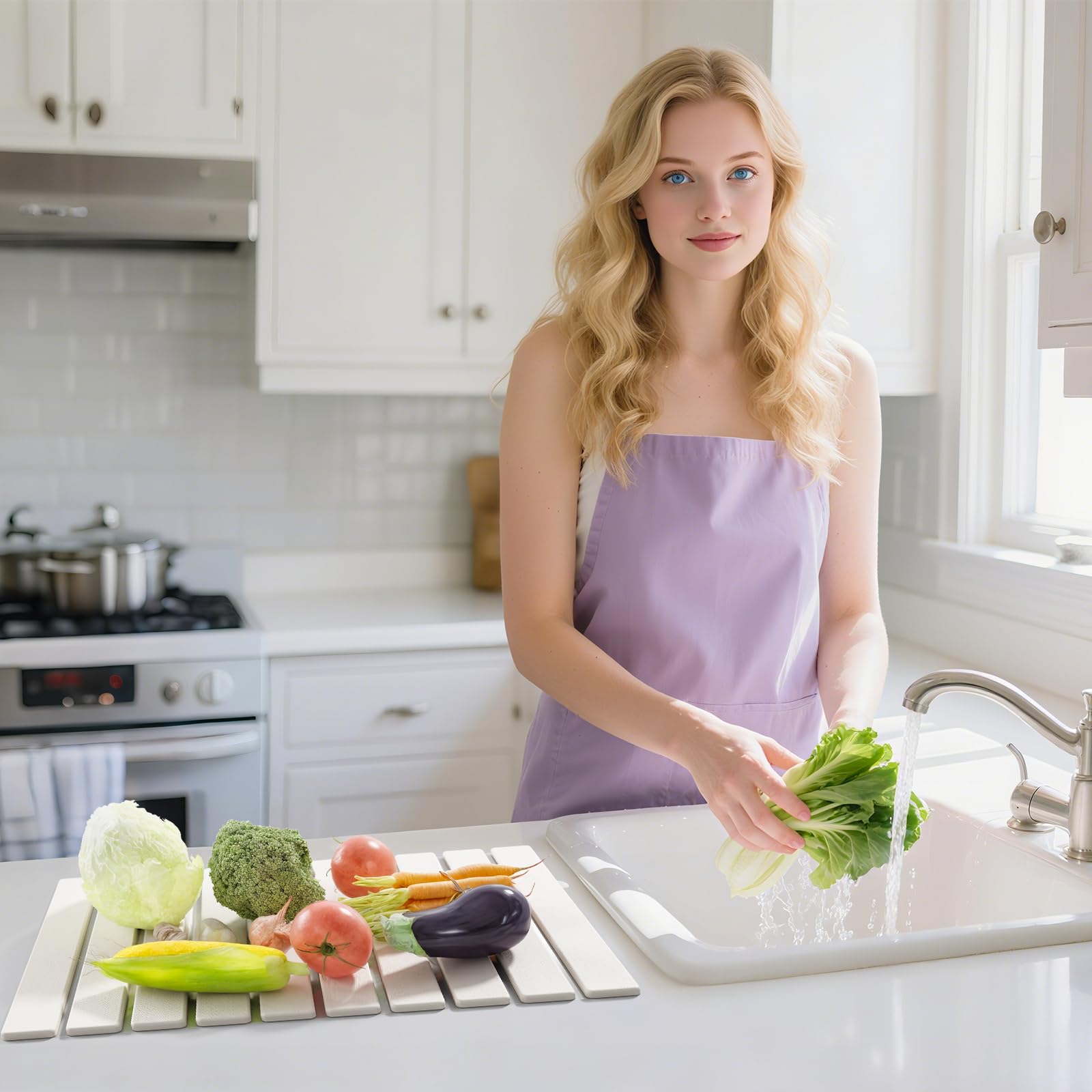 Foldable Stone Dish Drying Mat