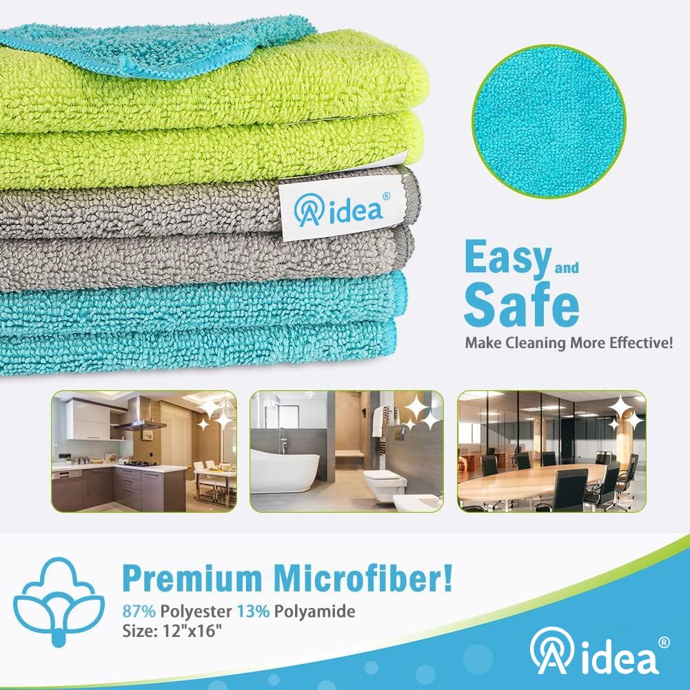 Microfiber Cleaning Cloth (8 Count)