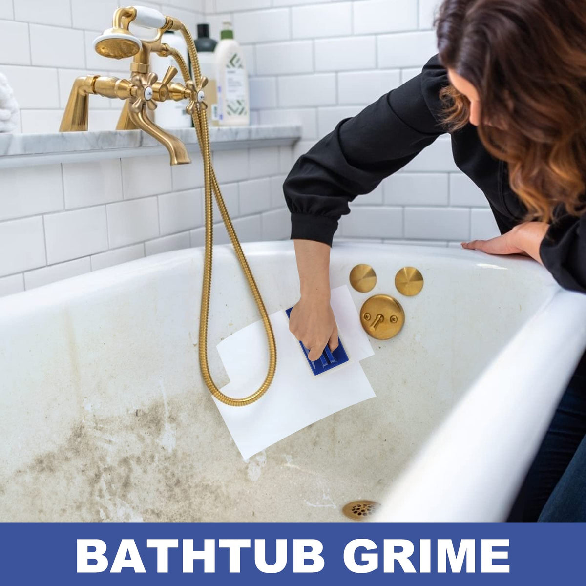 Handled Bath Scrubber