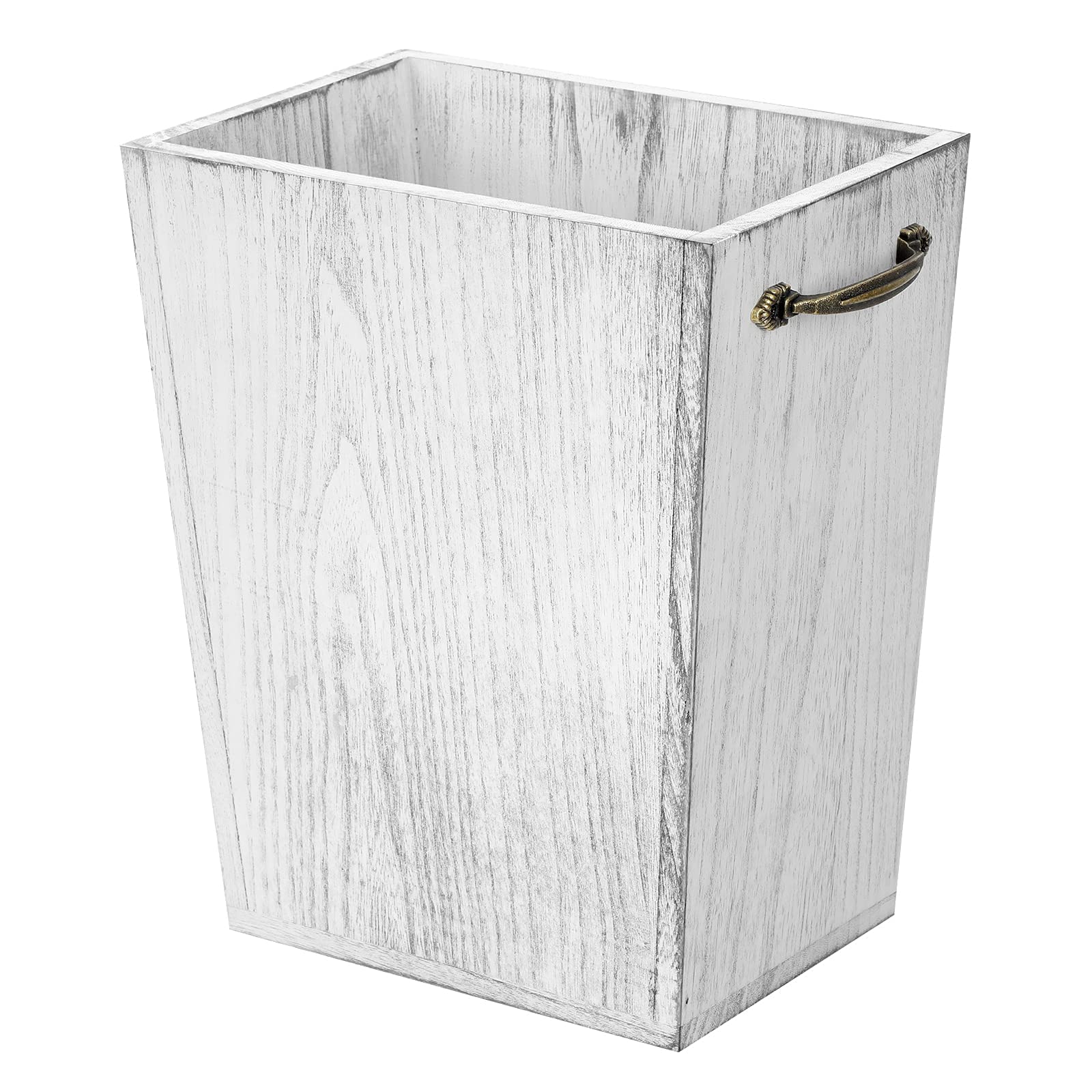 Wood Wastebasket Trash Can (16 Ounce)